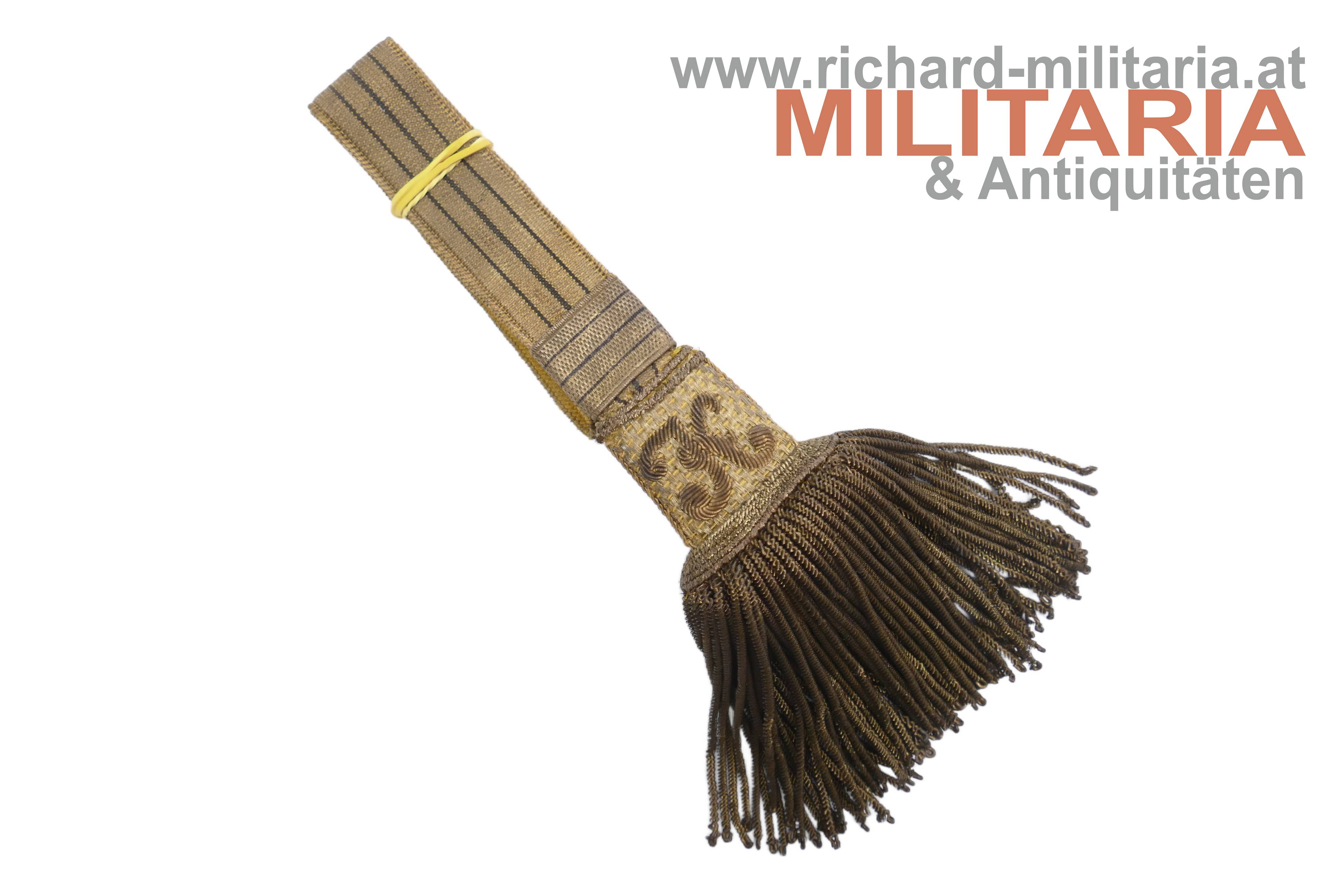 k.u.k. Säbelportepee - Offizier - Kavallerie - Kaiser Karl