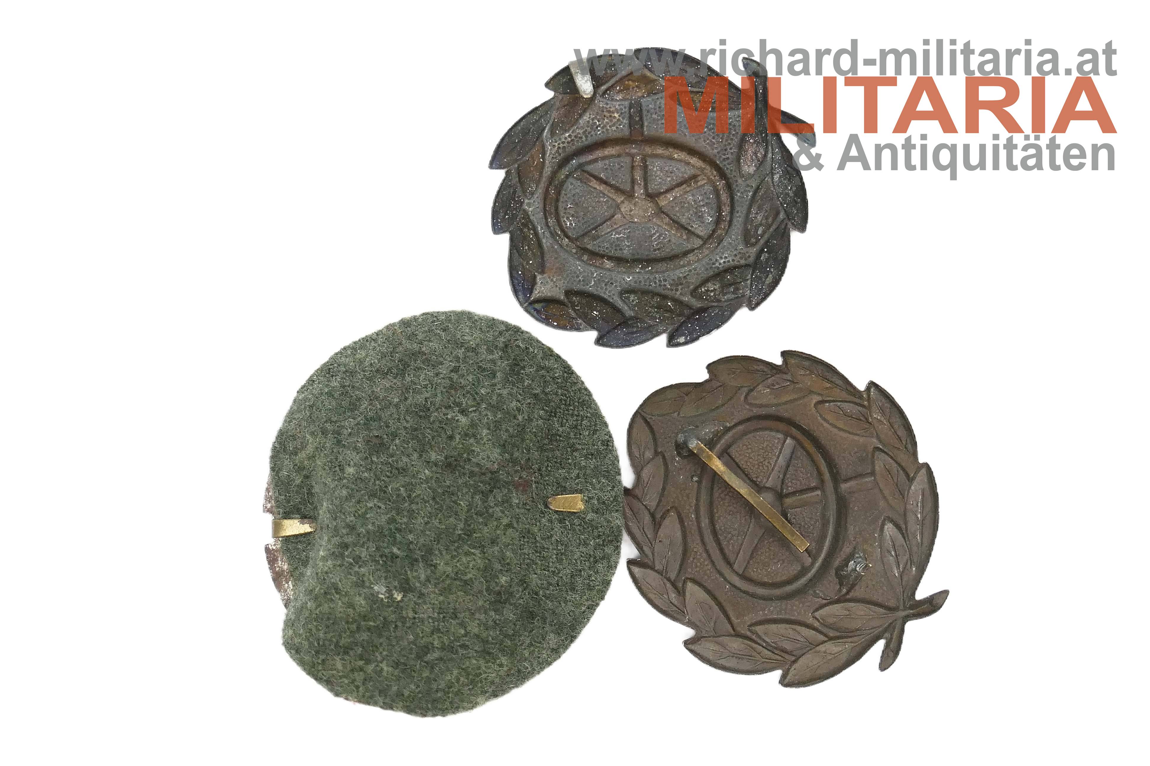Wehrmacht - Kraftfahr-Bewährungsabzeichen GOLD/SILBER/BRONZE