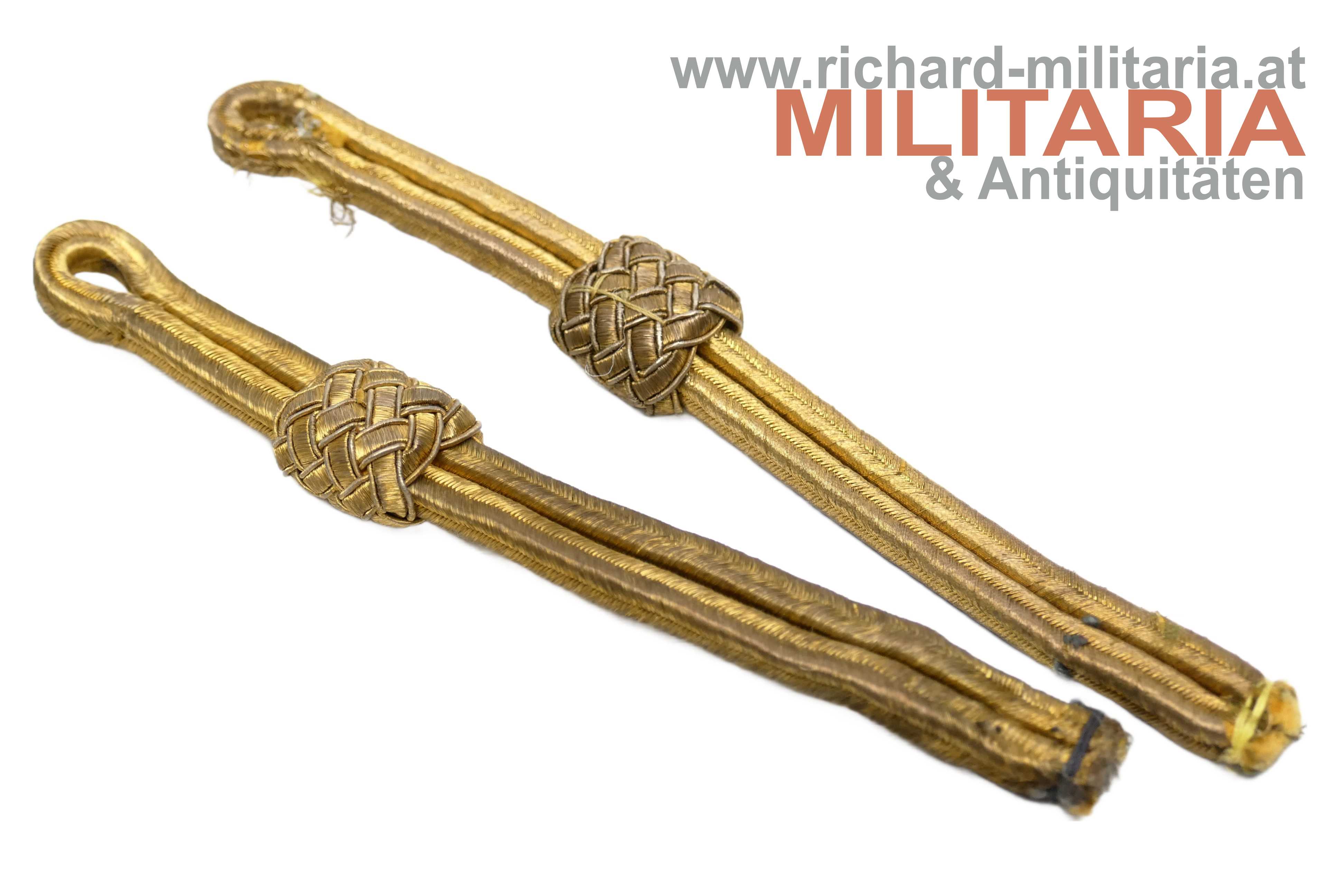 k.u.k. Achselspange für Offiziere der Kavallerie & Artillerie