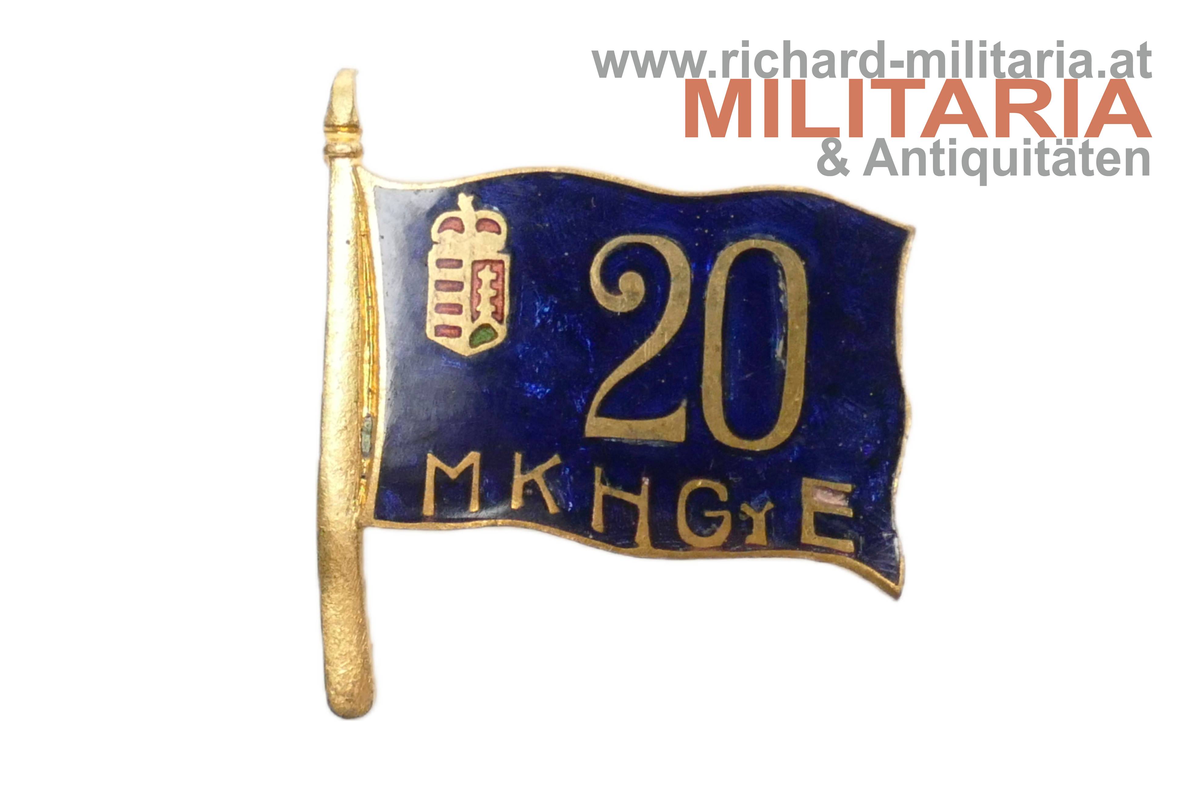 k.u. Kappenabzeichen - Honvéd Infanterie Regiment Nr. 20