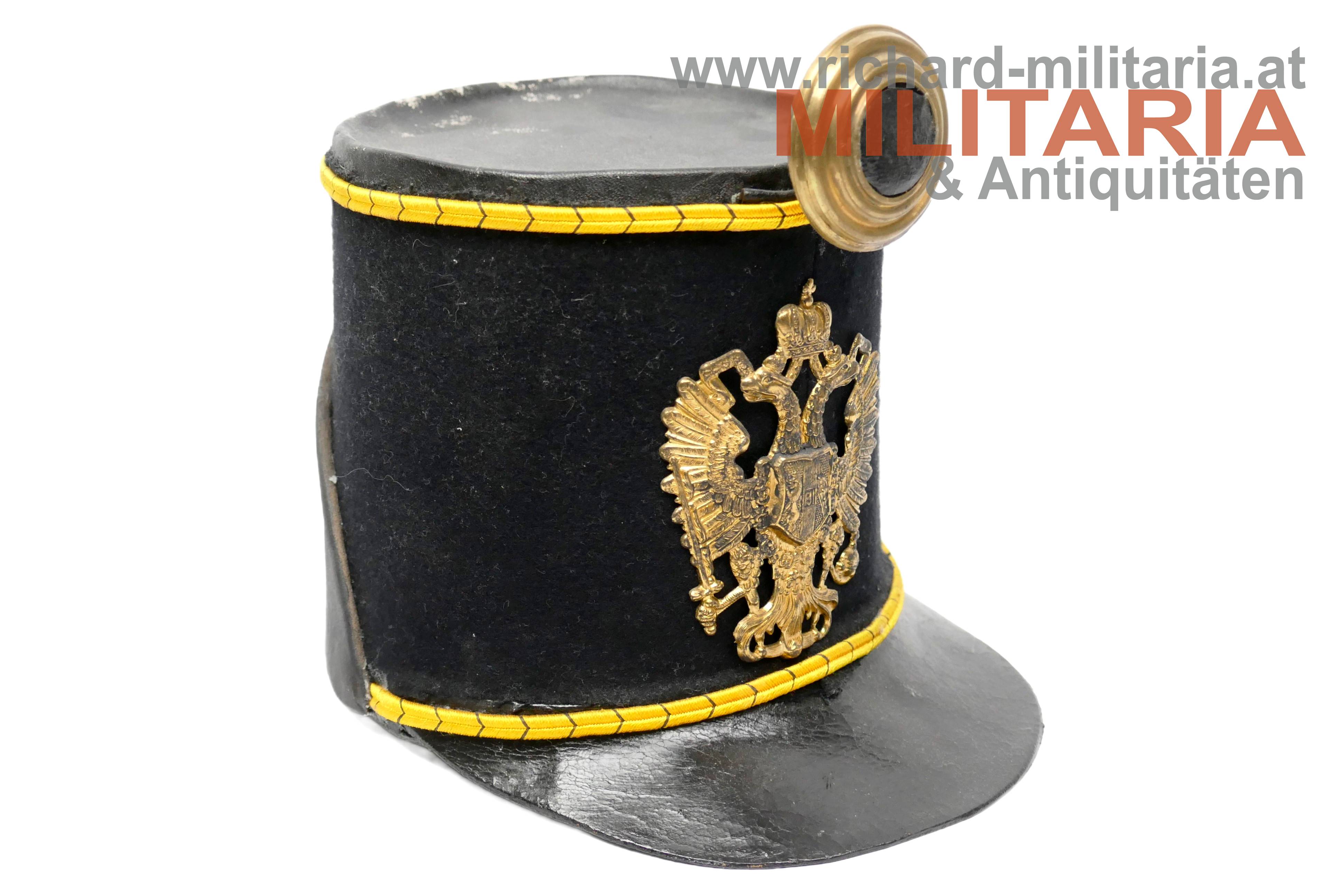 k.k. Infanterietschako Modell um 1860 