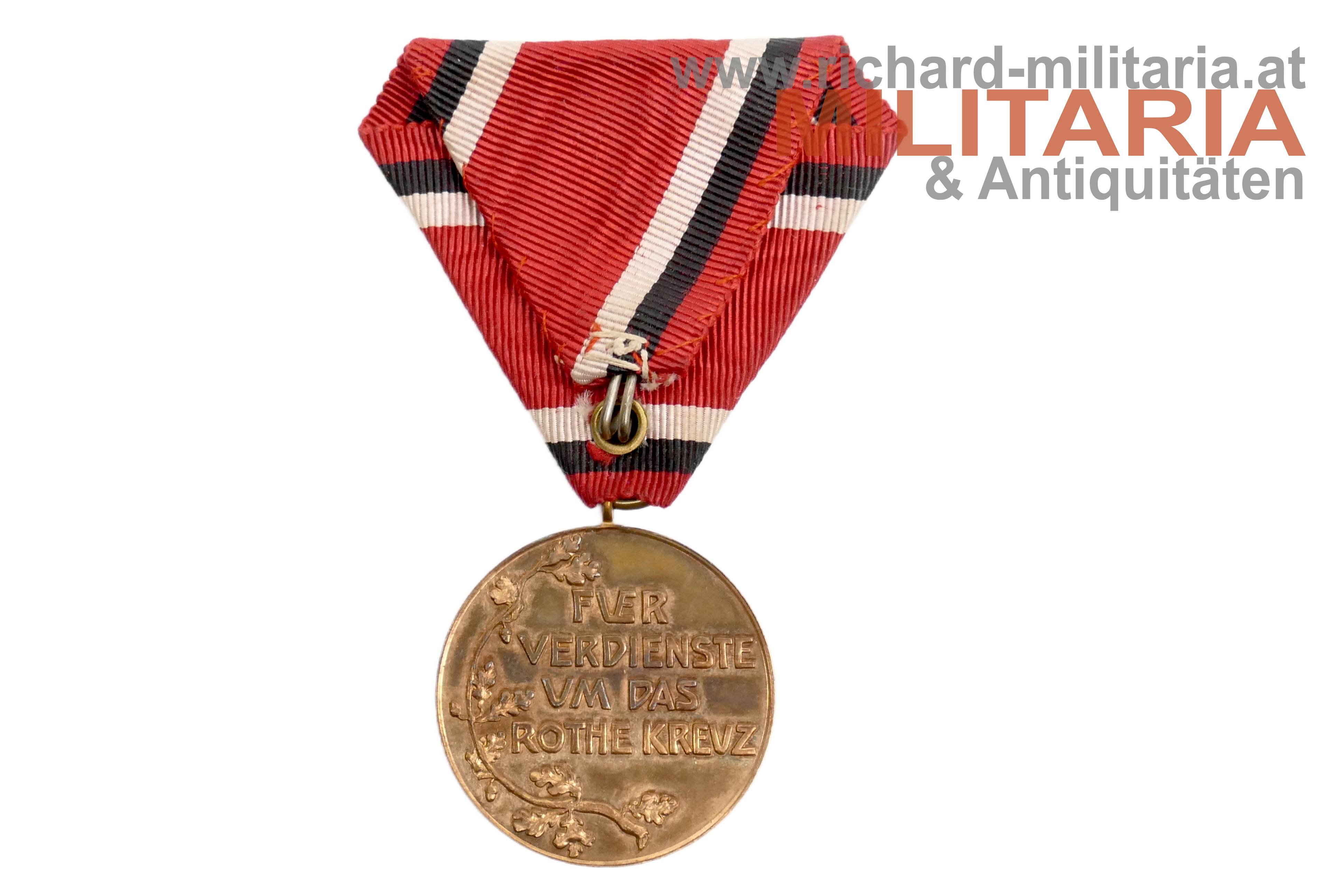 Preussen - Medaille für Verdienste um das Rote Kreuz - Dreiecksband