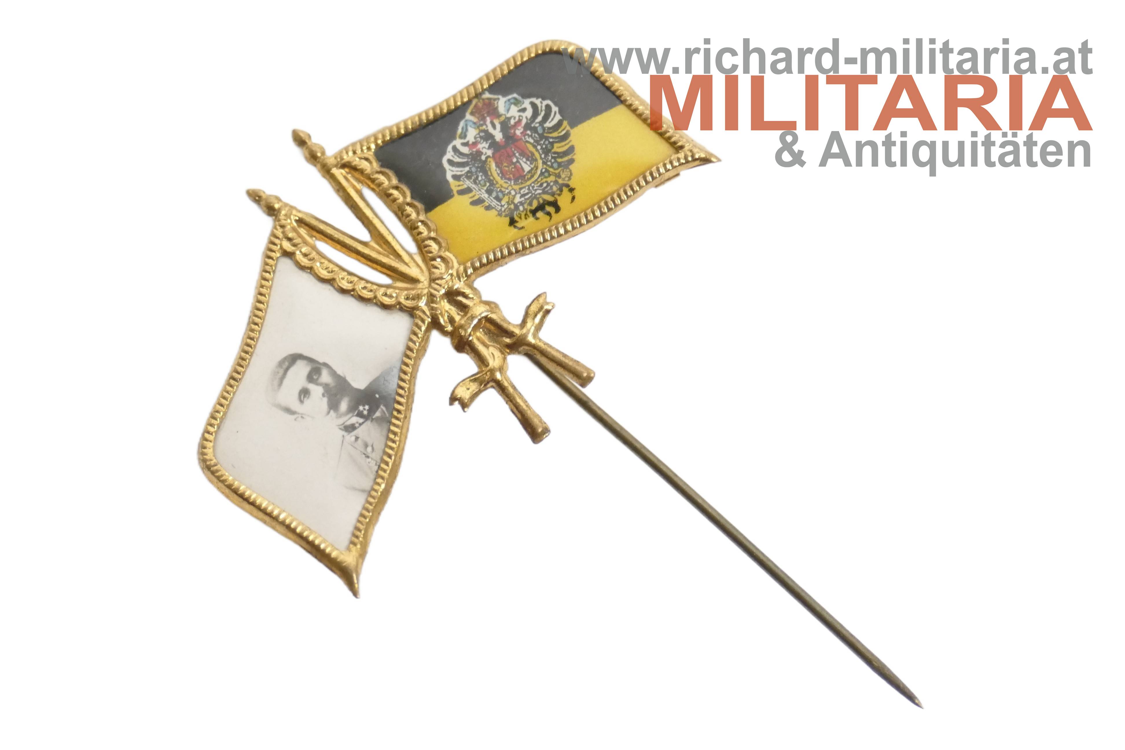 k.u.k. patriotisches Blechabzeichen - Franz Ferdinand