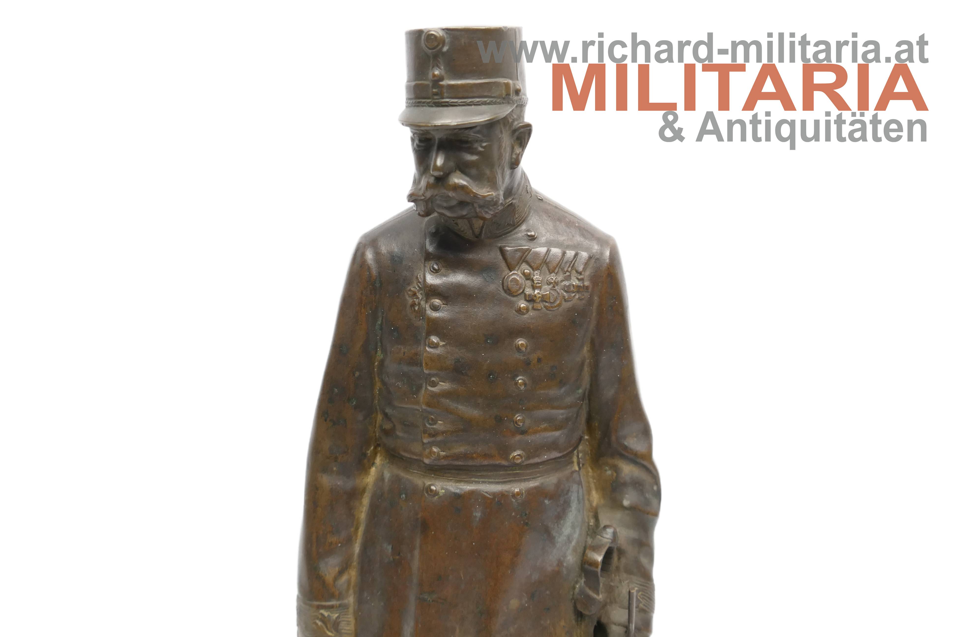 Statue Kaiser Franz Josef - Bronze 40 cm