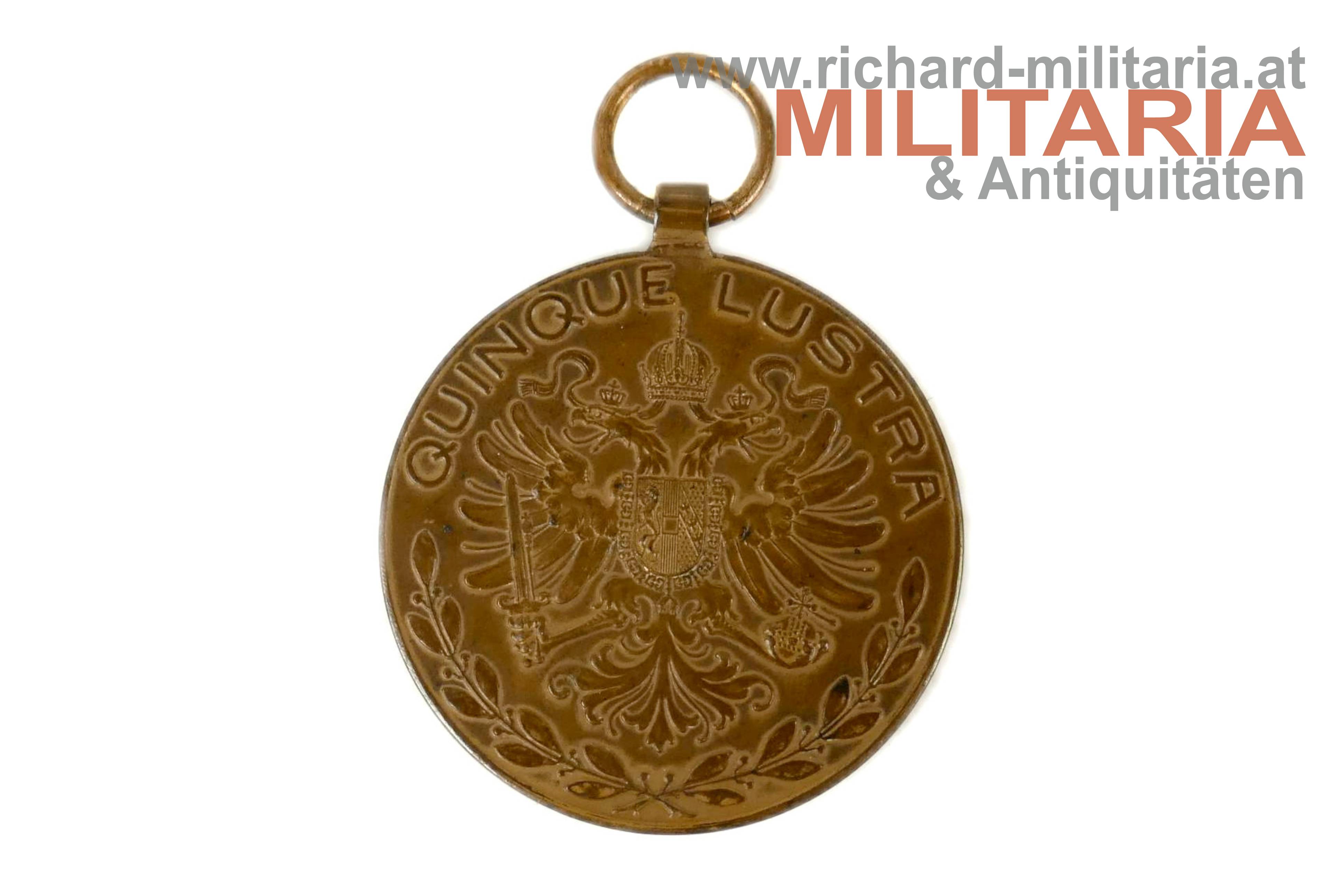 Landsturmmedaille 25 Jahre - Quinque Lustra