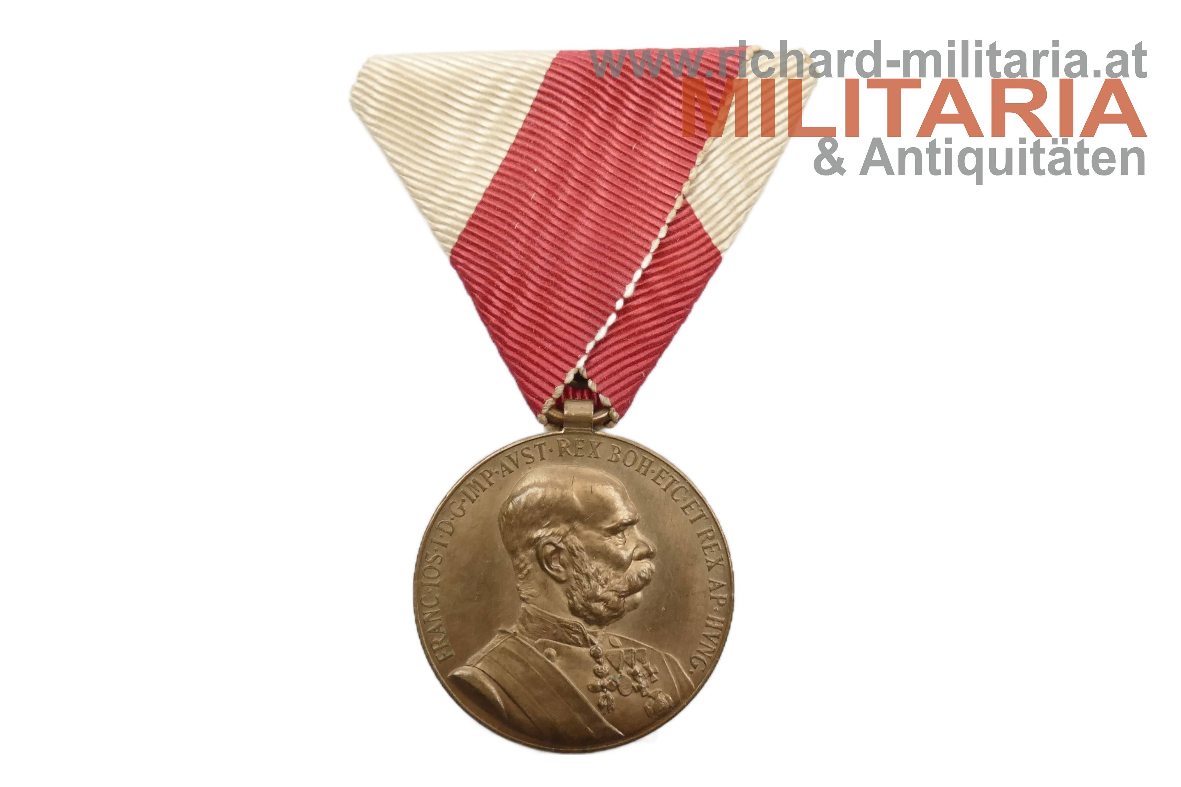 k.u.k. Bronzene Jubiläumsmedaille 1898 für Zivilstaatsbedienstete