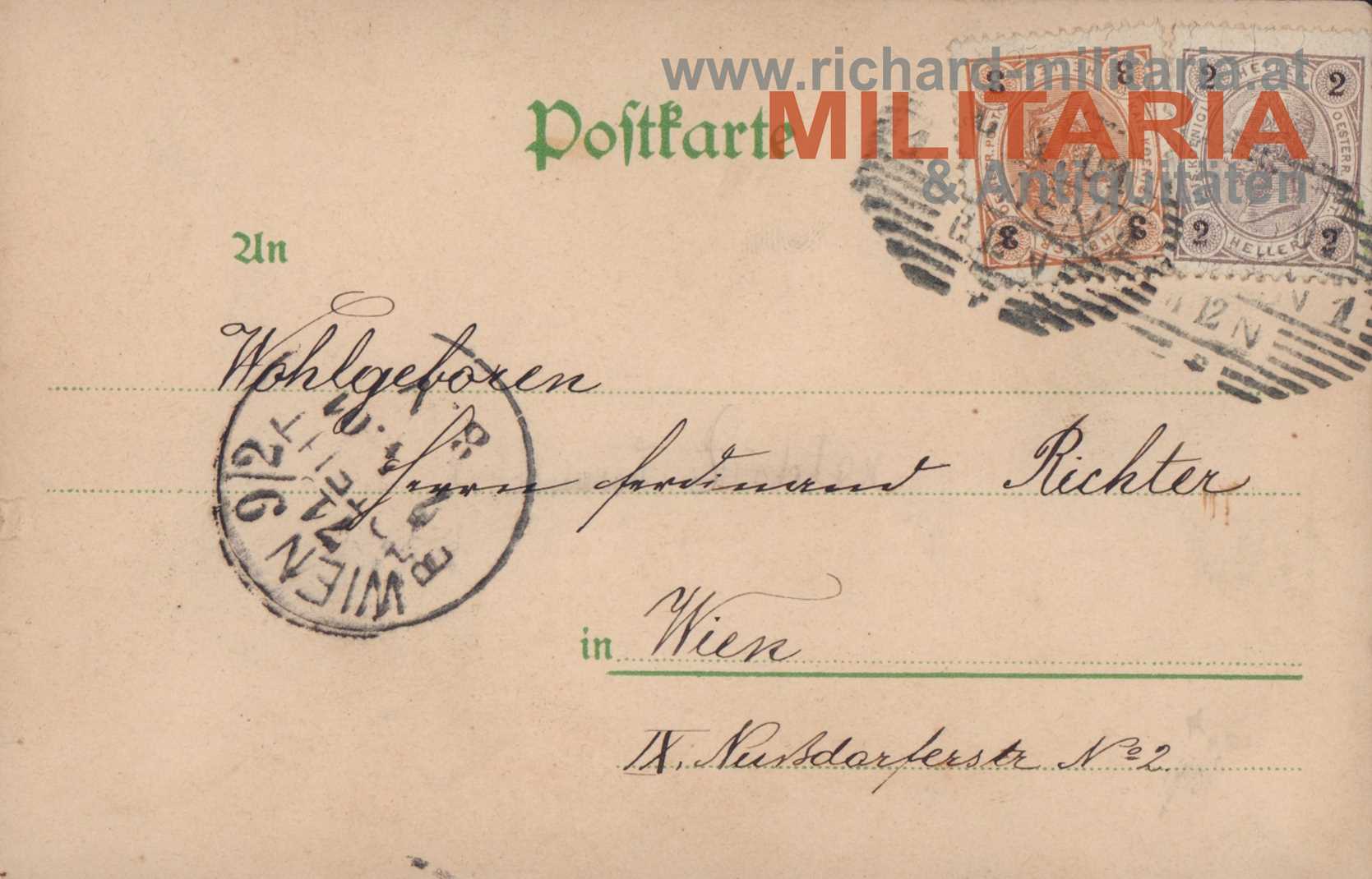 k.u.k. PK - Bosniaken- und Ulanen-Offizier mit Dame
