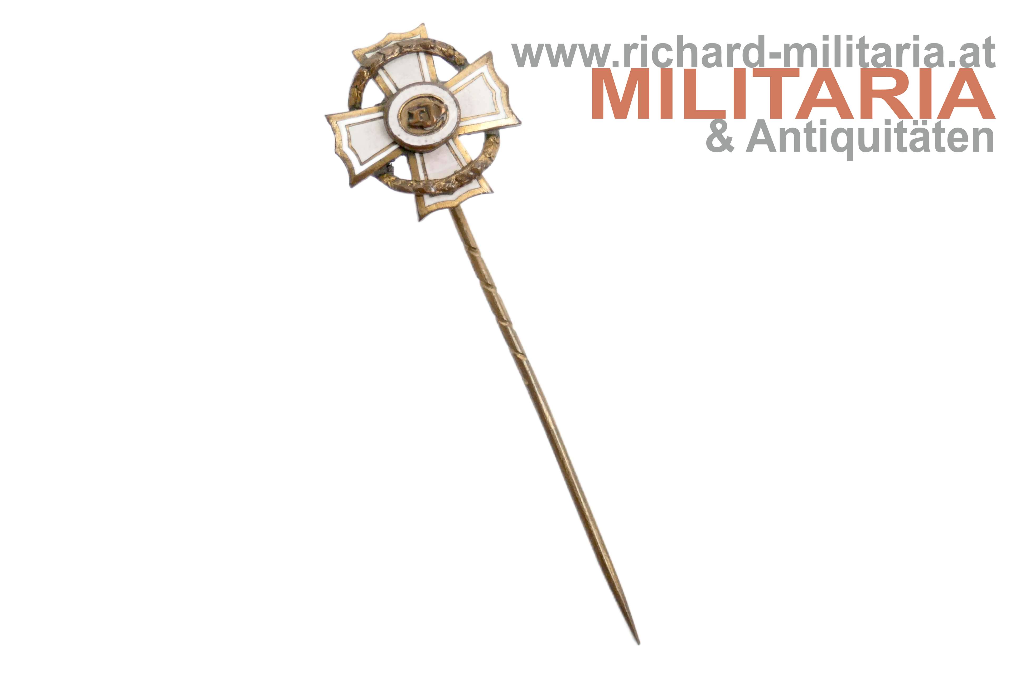 k.u.k. Kriegskreuz für Zivilverdienste 2. (1.) Klasse - Miniatur-Anstecknadel