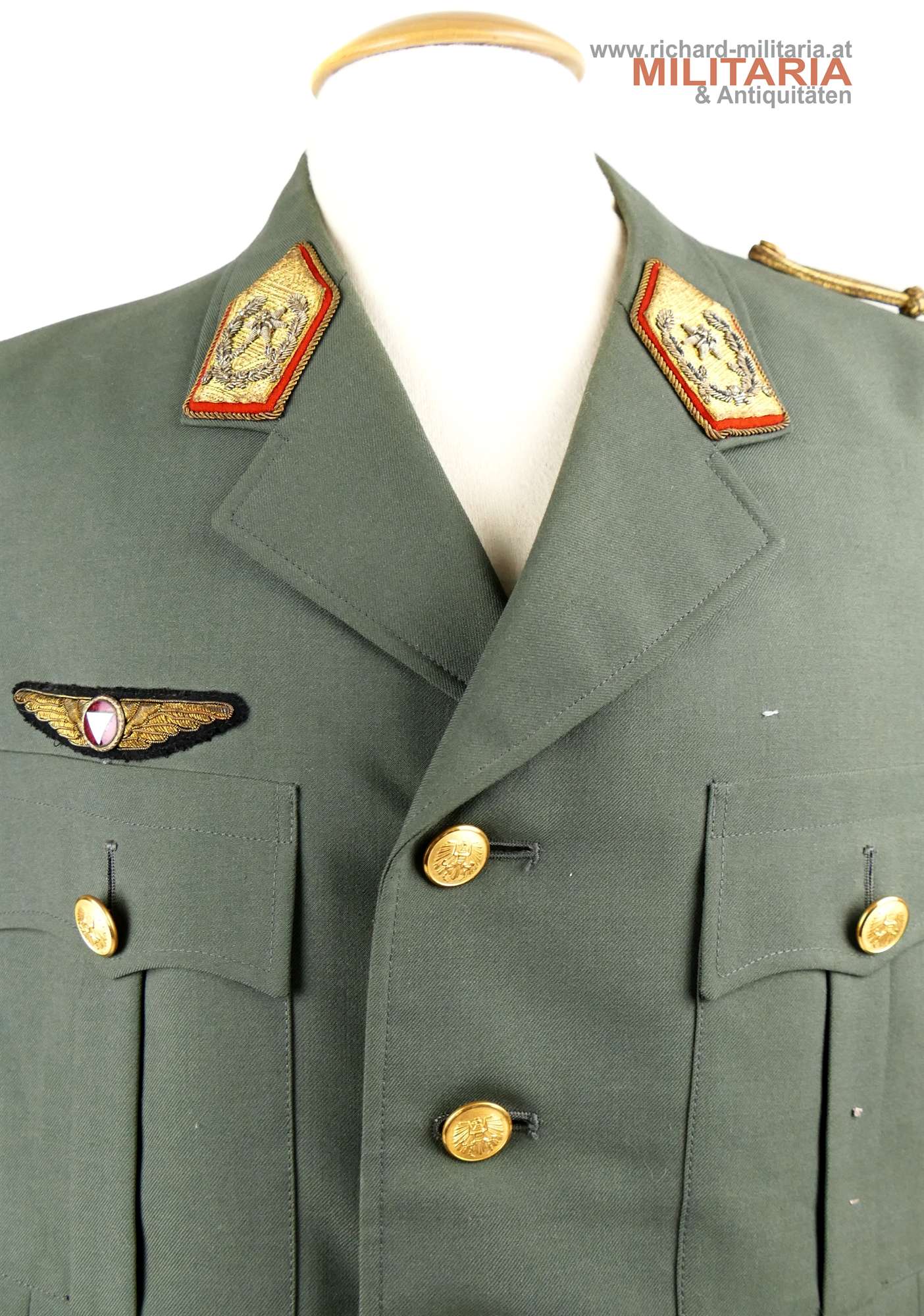 Österreich Bundesheer Paraderock - Generalmajor 1965-1980