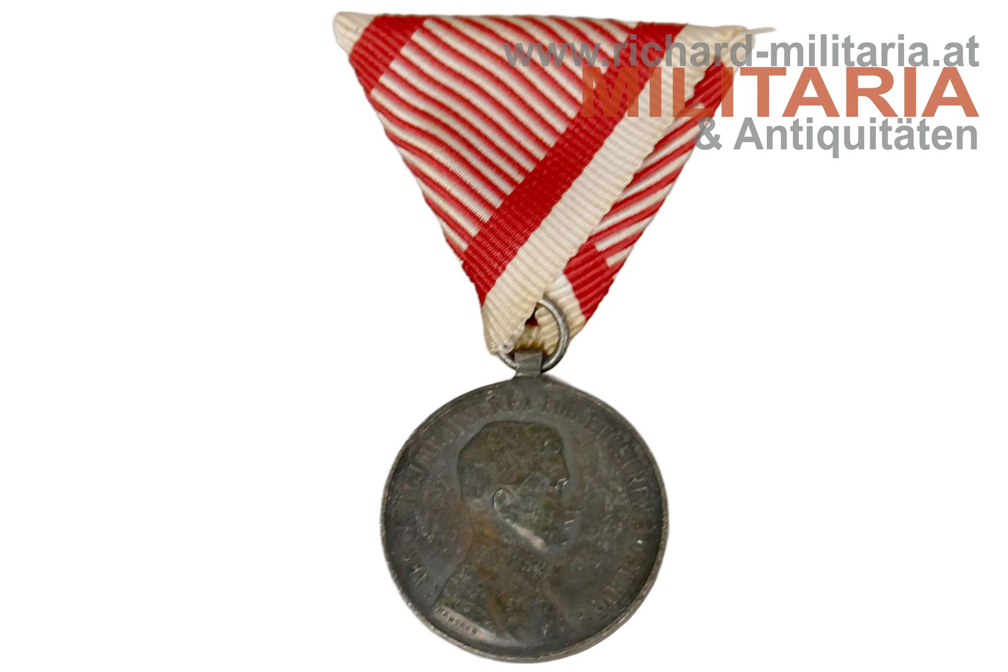 Silberne Tapferkeitsmedaille II. Klasse Kaiser Karl
