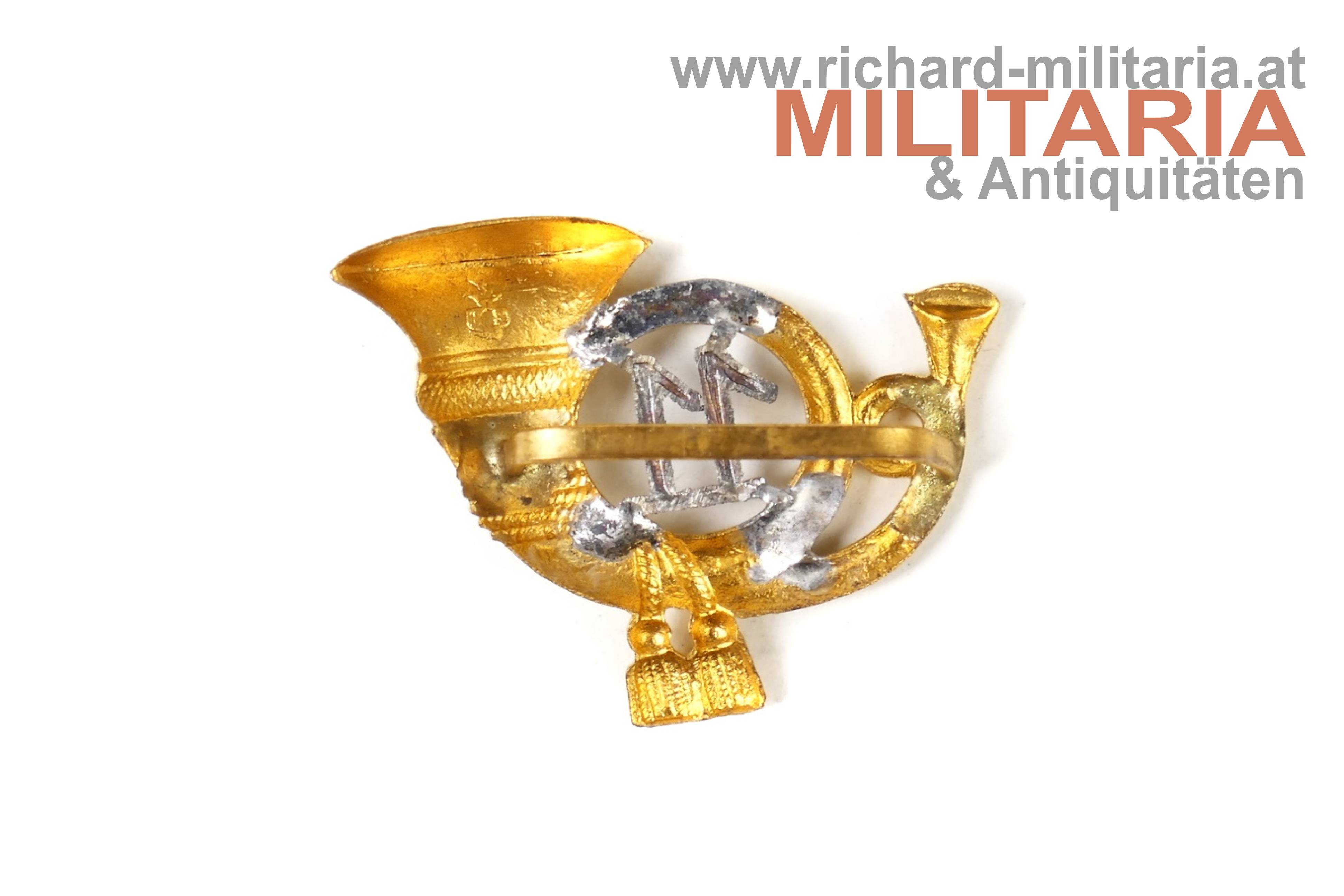 k.k. Jägerhorn für die Kappe - 11er Jäger