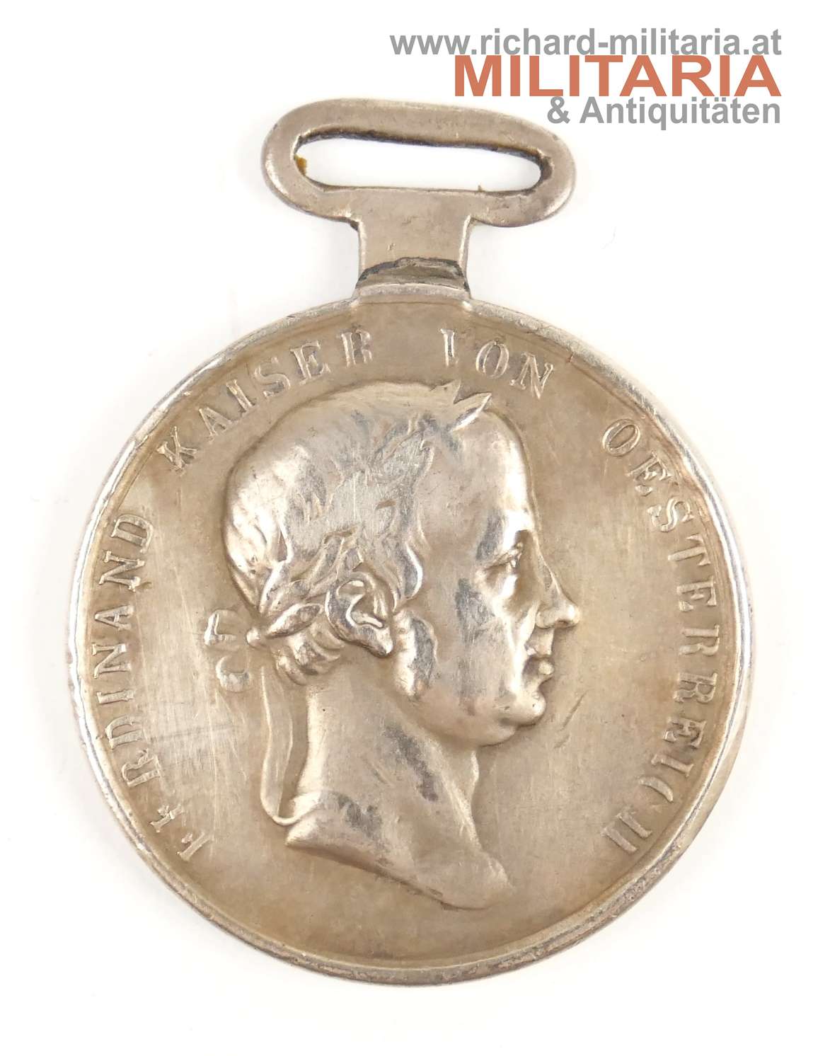 Silberne Tapferkeitsmedaille II. Klasse Kaiser Ferdinand I (1839 -1848)