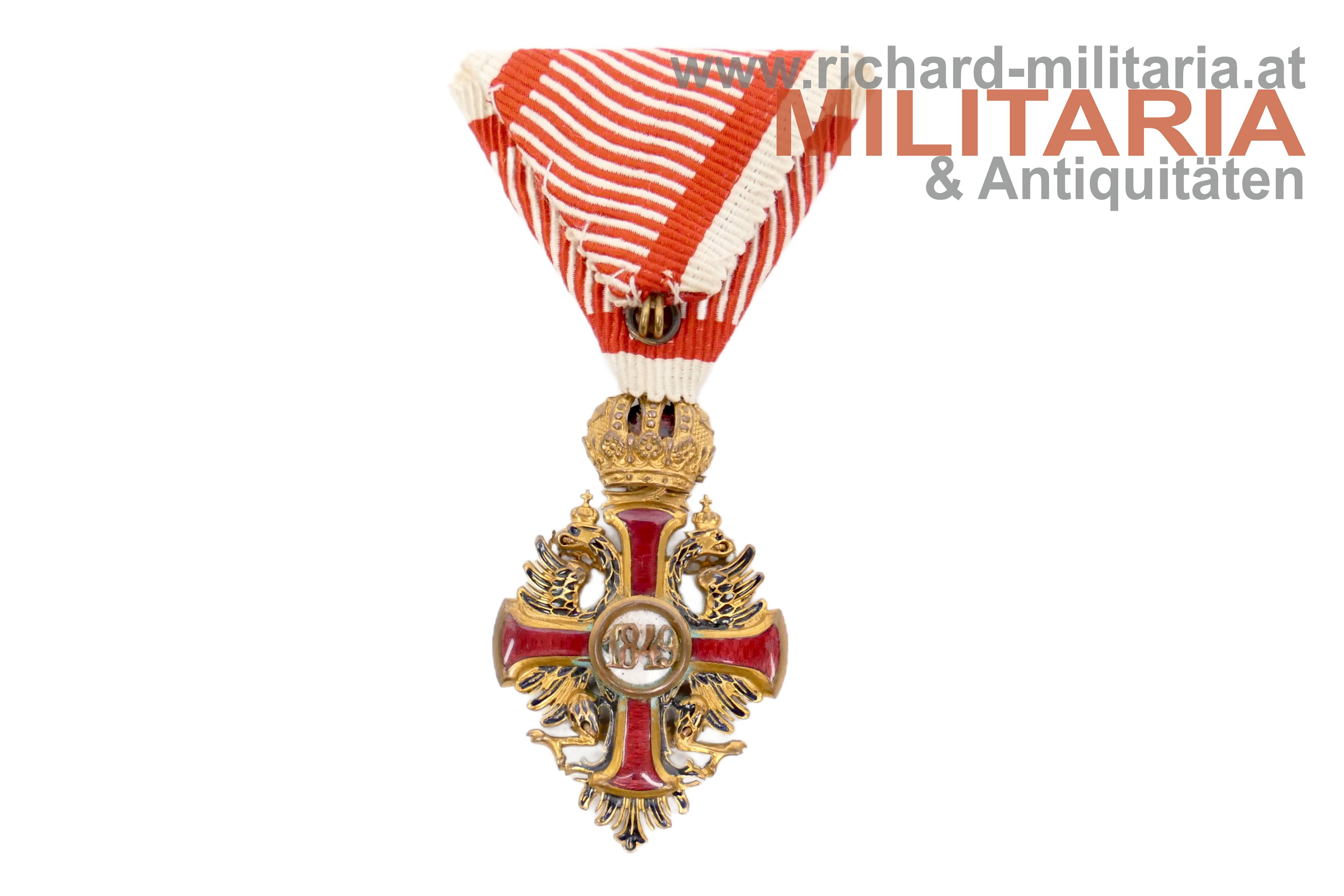 k.u.k. Franz Joseph-Orden Ritterkreuz - Kunz