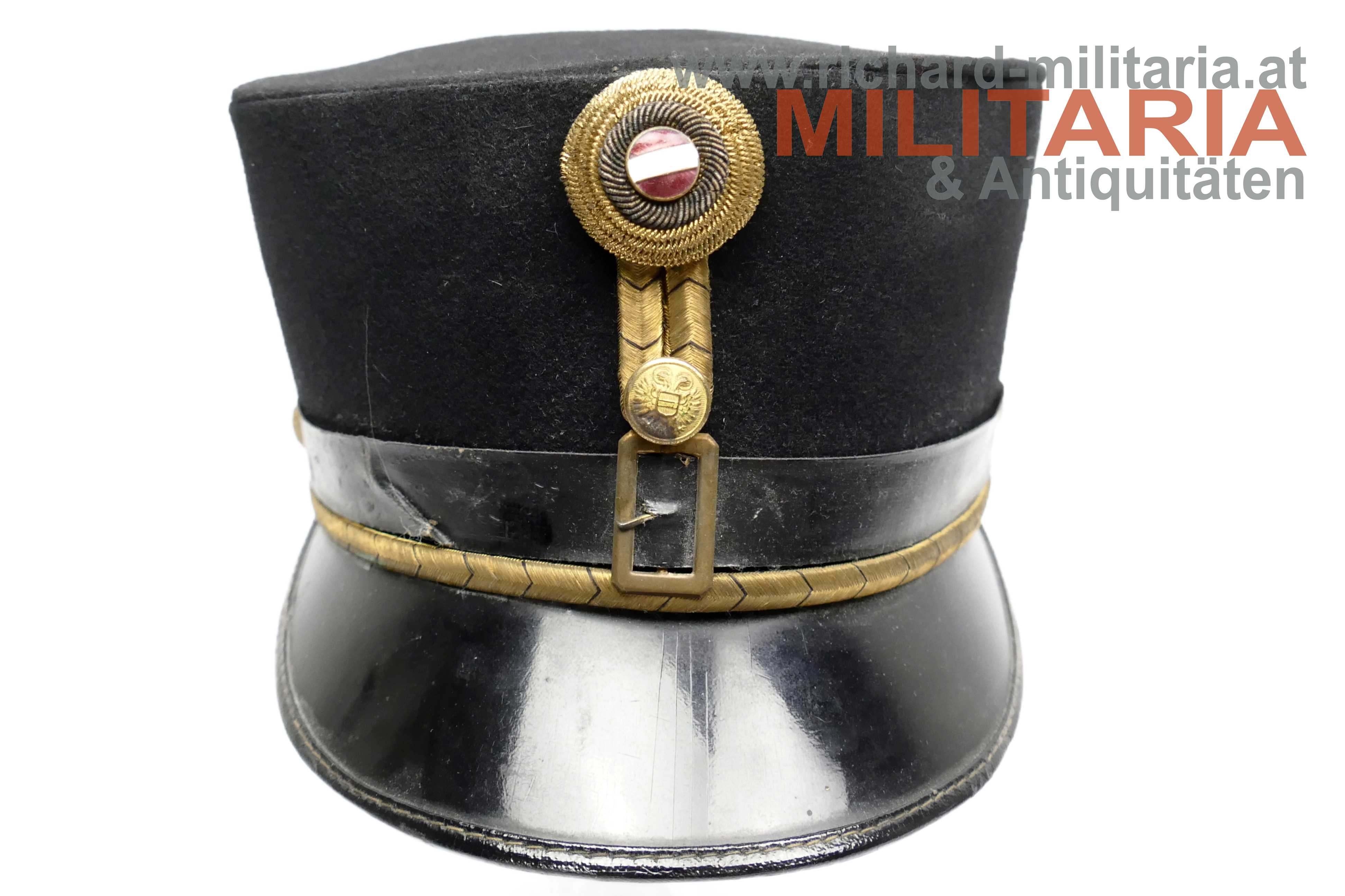 Österreich Ständestaat - schwarze Beamtenkappe M.1934 