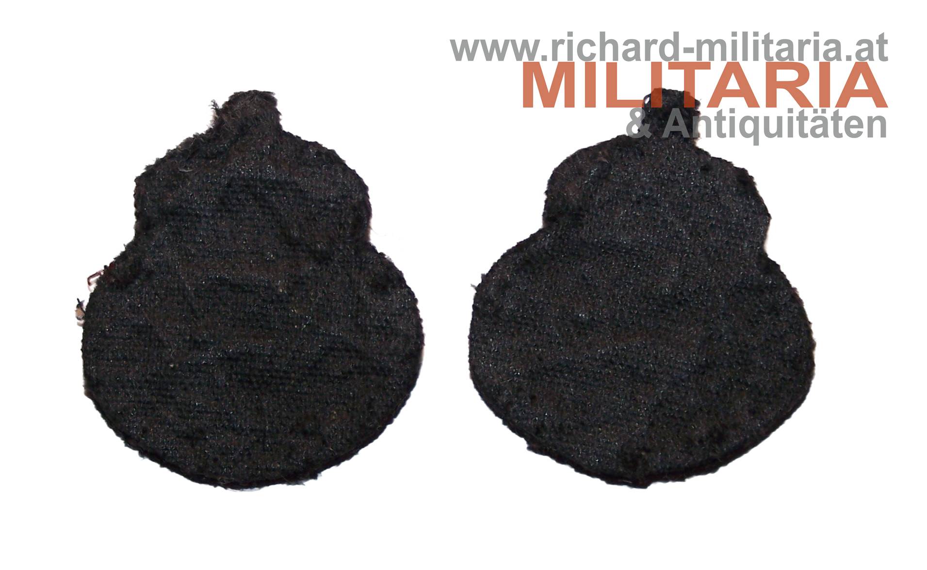 k.u.k. Kragenspiegelauflagen - Telegrafentruppe - Offizier - gestickt