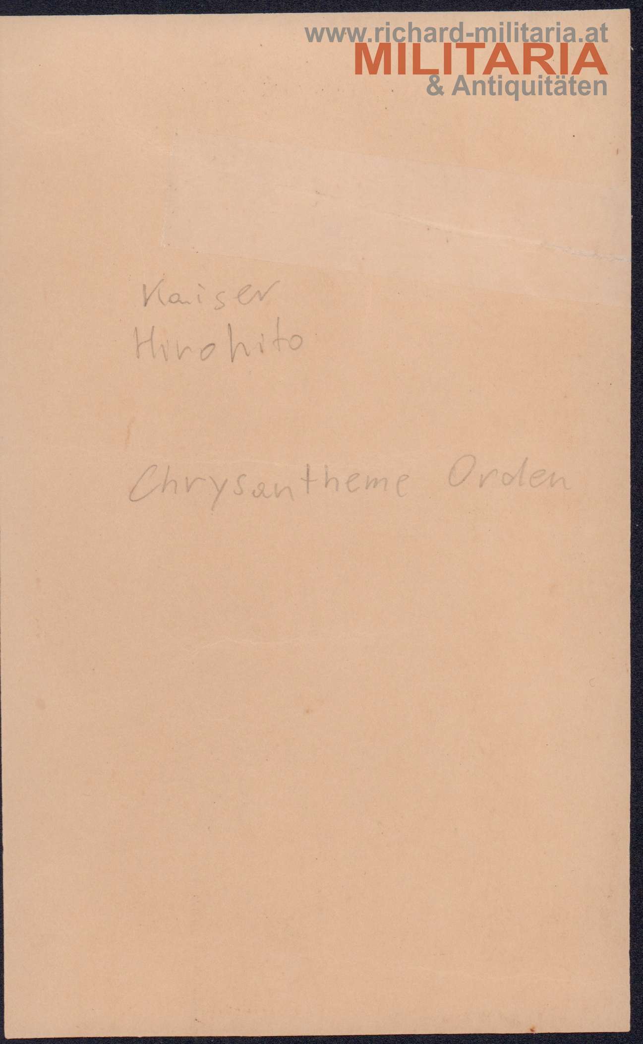 Japan - Kaiser Hirohito mit Chrysanthemenorden