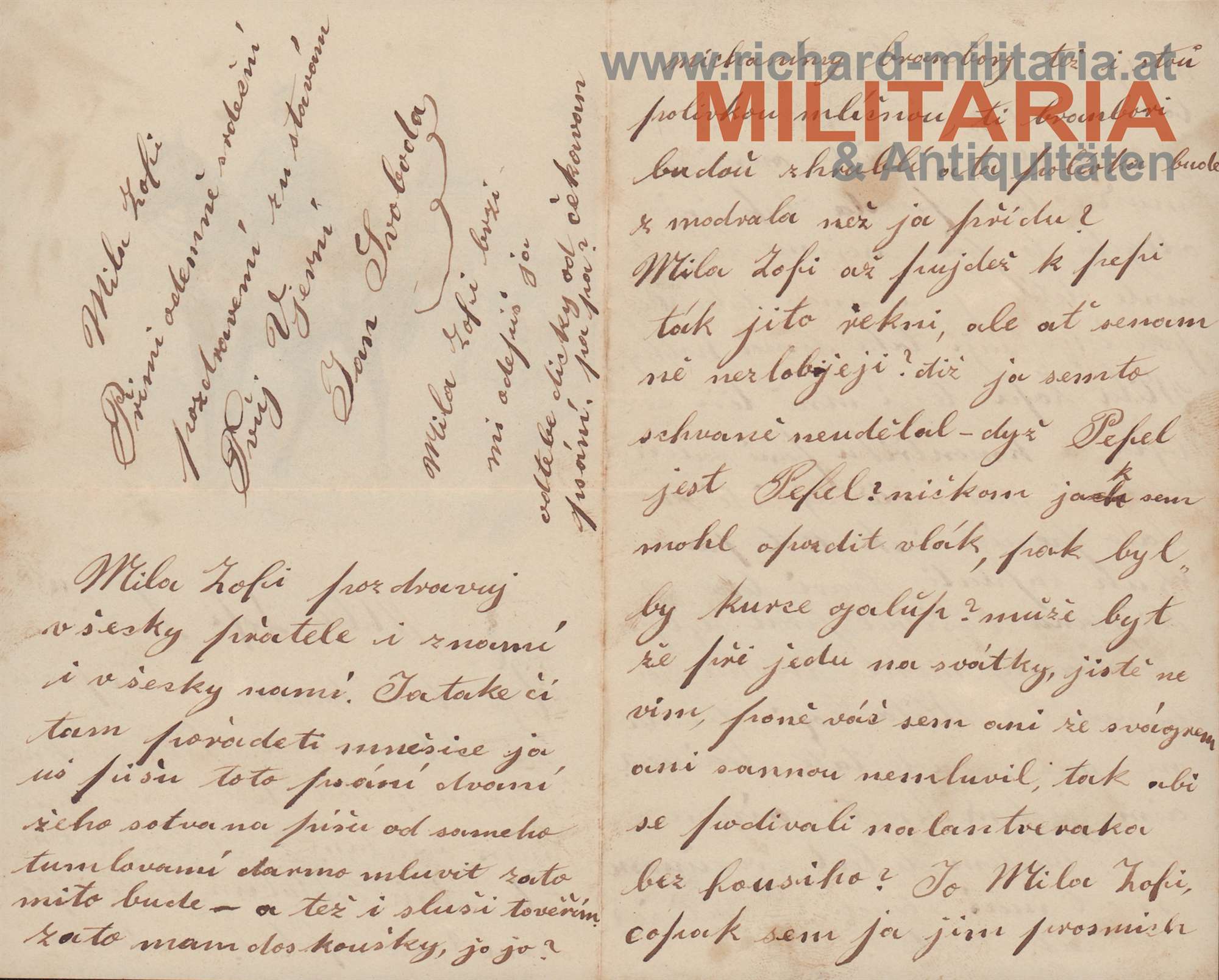 k.u.k. Feldpostbrief "ULAN" 1895