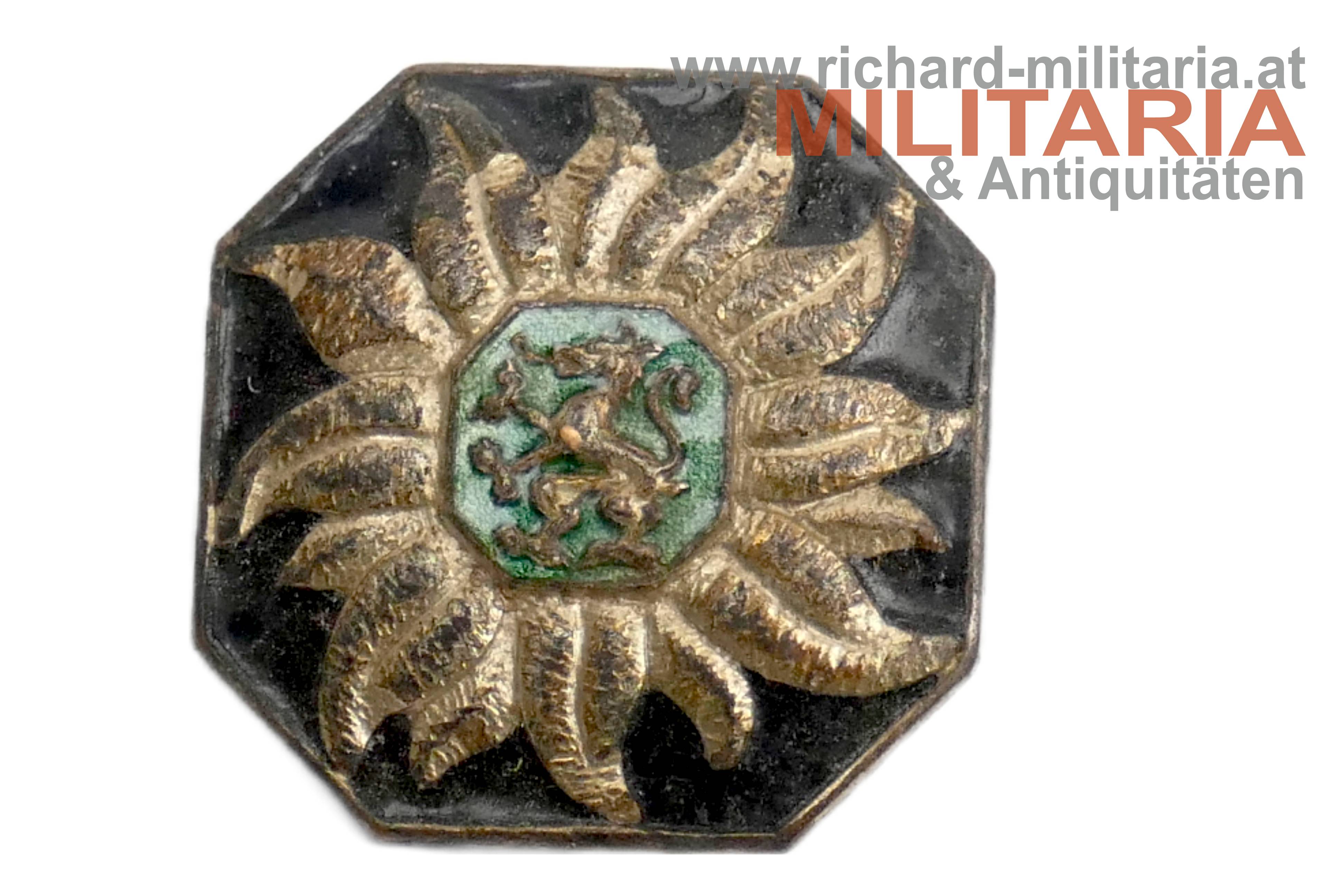 1. Republik - Abzeichen Heimwehr Steiermark mit Edelweiss