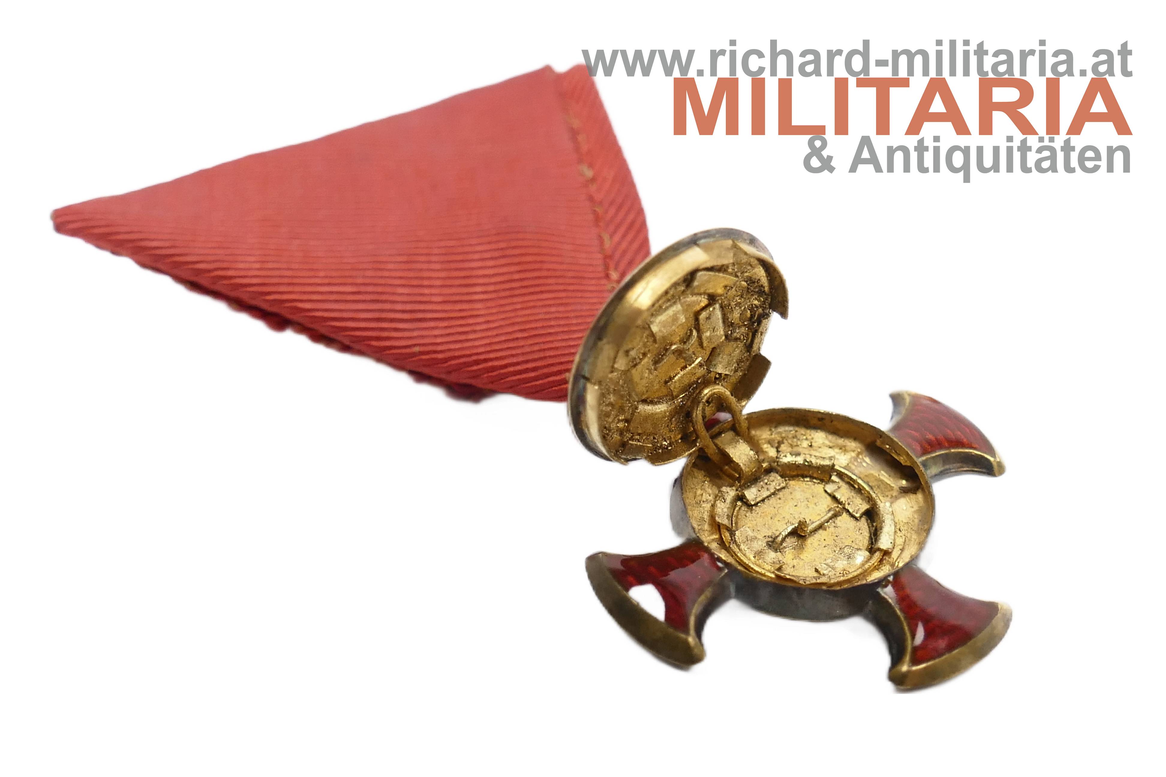 k.k. Goldenes Verdienstkreuz - GOLD - vor 1867 - F. Braun