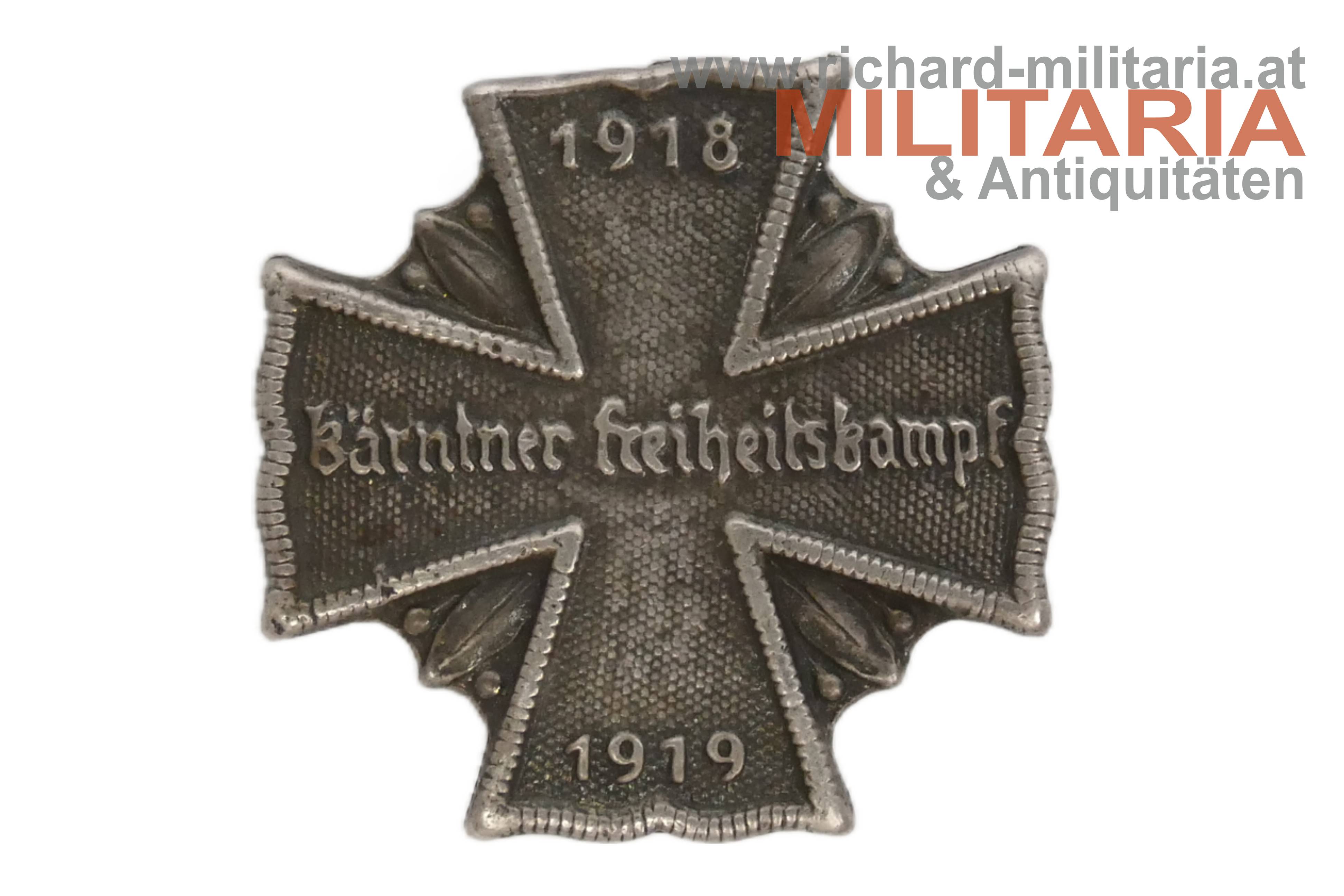 Allgemeines Kärntner-Kreuz für Tapferkeit - umgebaut