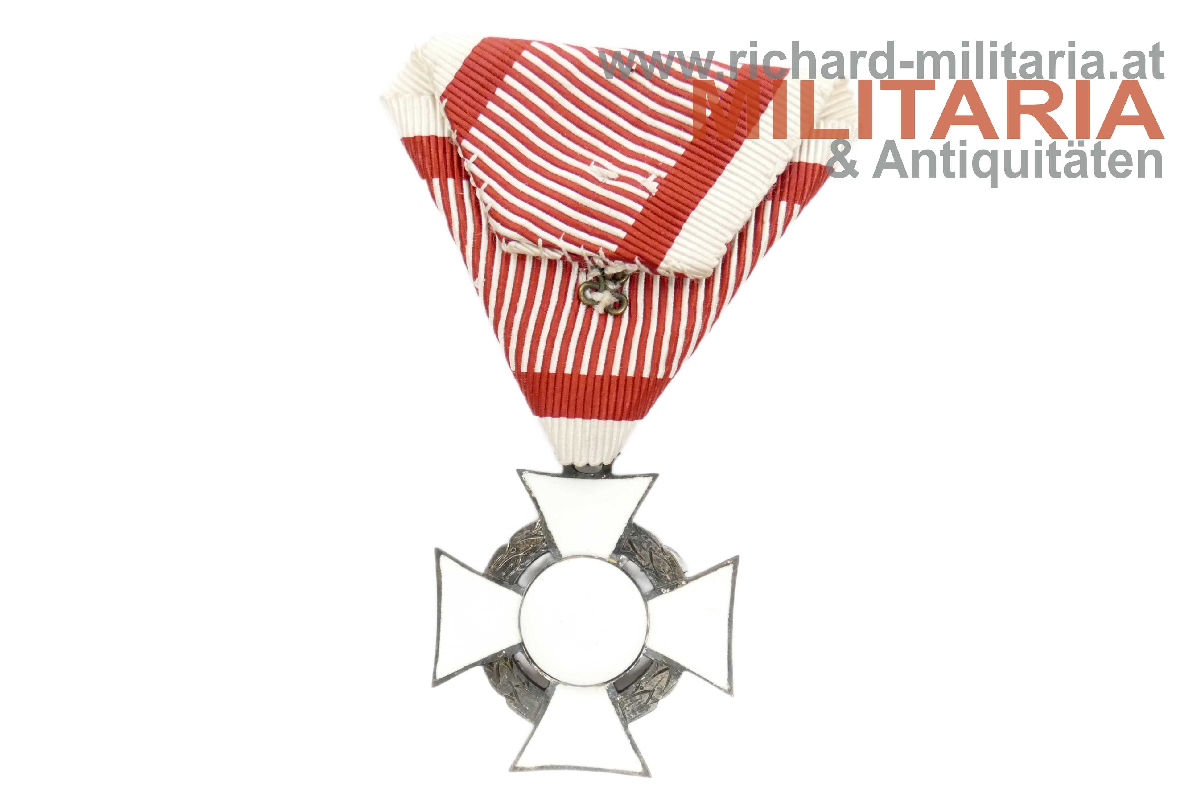 k.u.k. Militärverdienstkreuz 3. Klasse mit KD - Goldauflage - Rothe