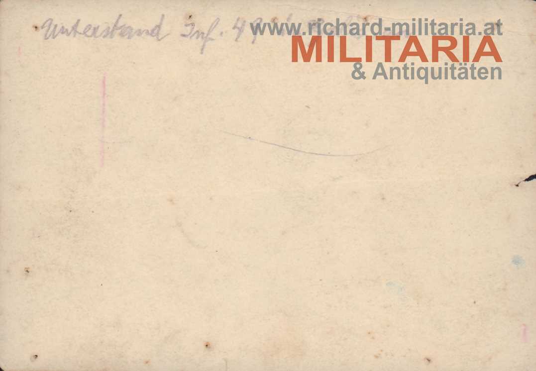 k.u.k. Foto - "Unterstand Inf. 49 in Galizien"