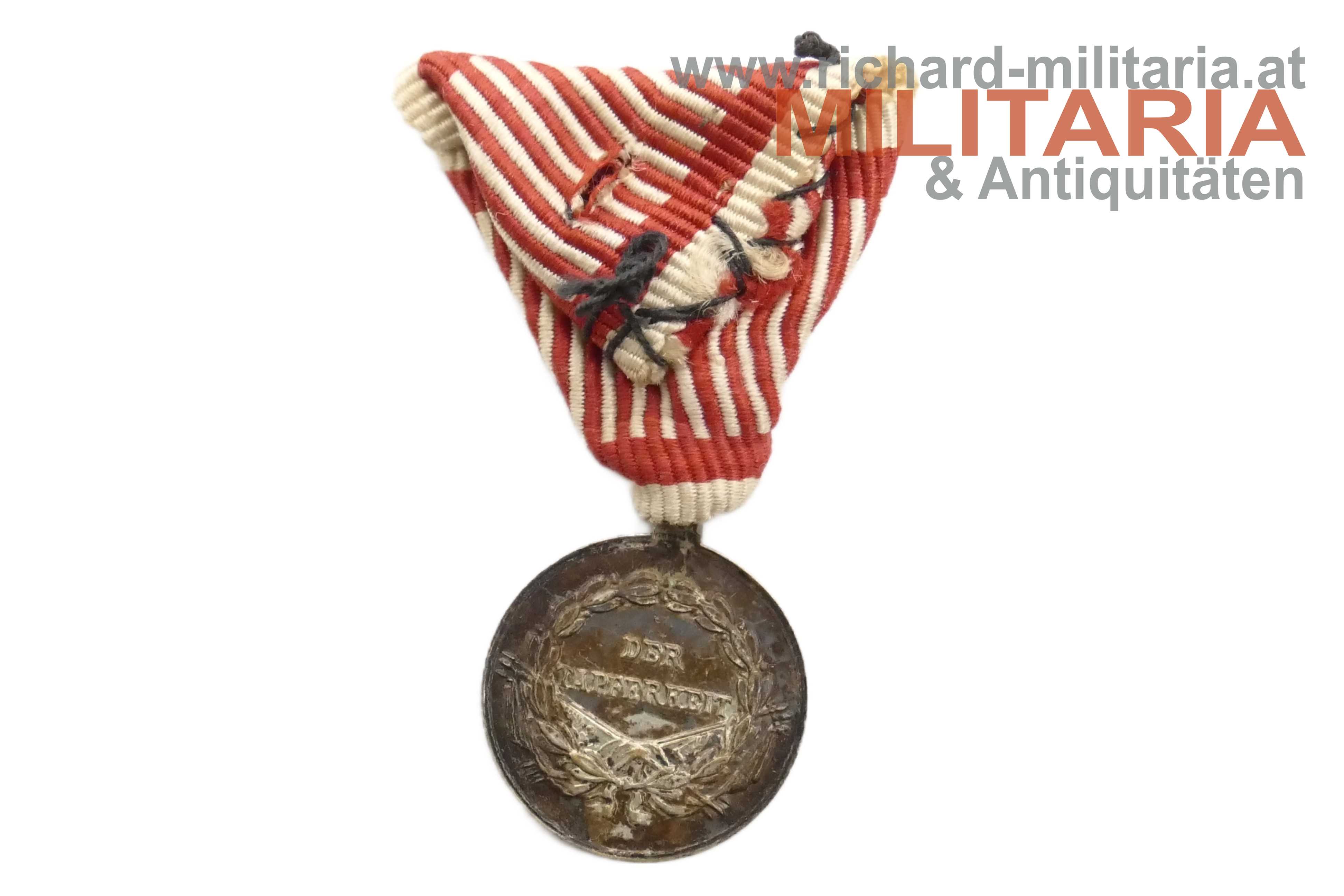 k.u.k. Silberne Tapferkeitsmedaille Kaiser Franz Joseph - MINIATUR