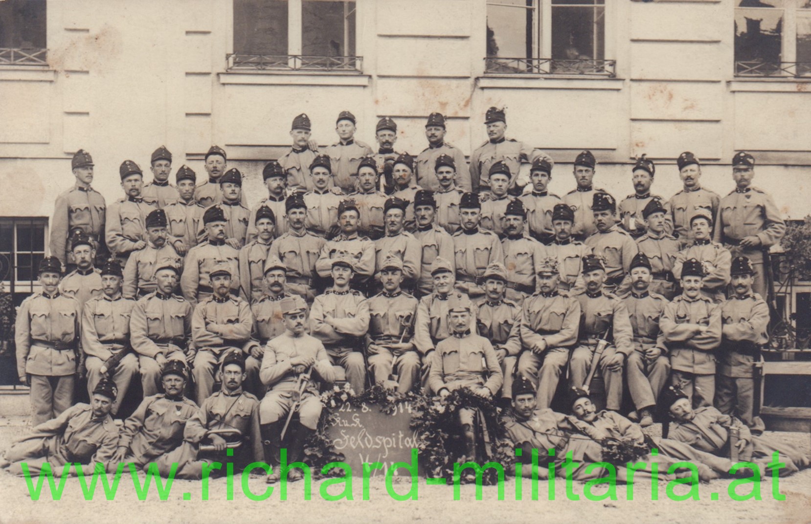 k.u.k. Foto-PK "k.u.k. Feldspital 4/14" 22.8.1914