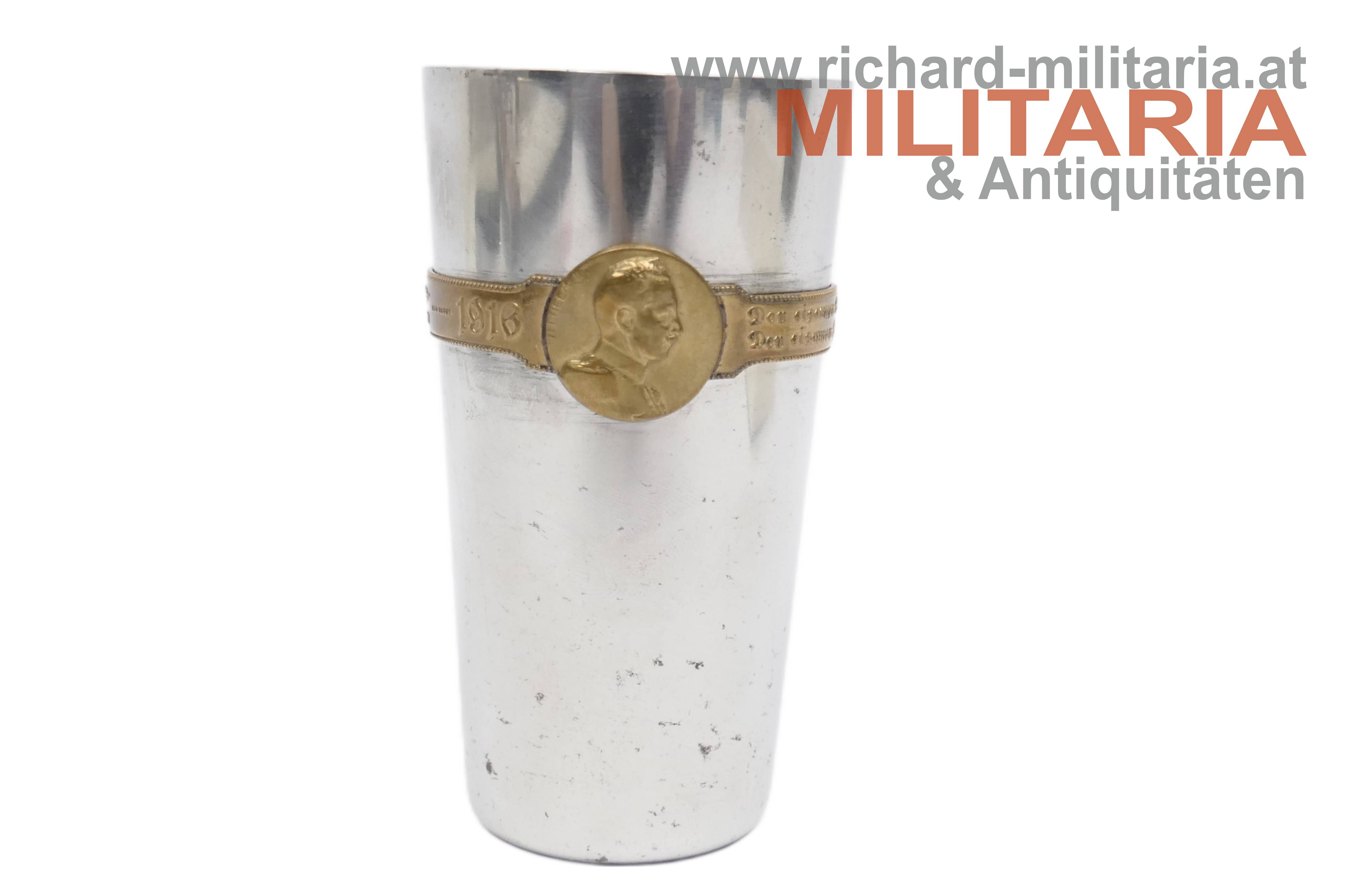 k.u.k. Kriegsfürsorge "Kriegsbecher" 1914-1916 - kleine Ausführung