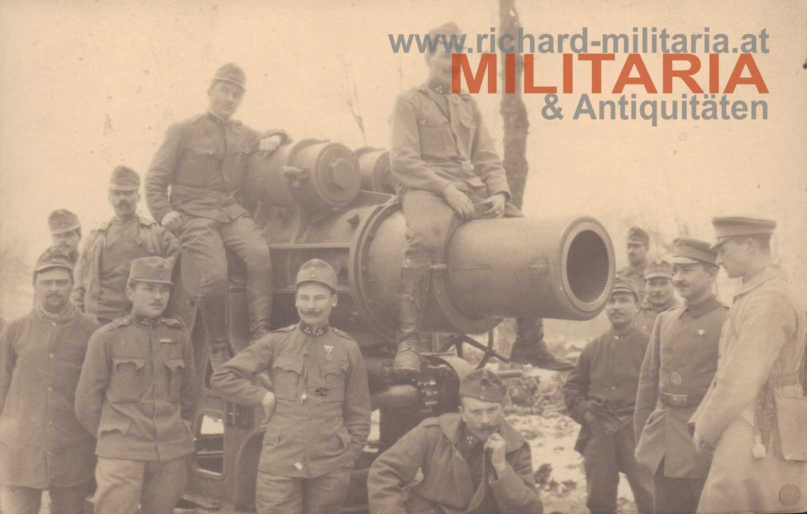k.u.k. 30,5 cm Mörser M11 - mit Widmung