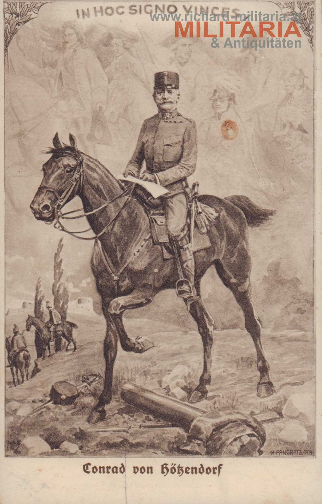 PK k.u.k Conrad von Hötzendorf zu Pferd