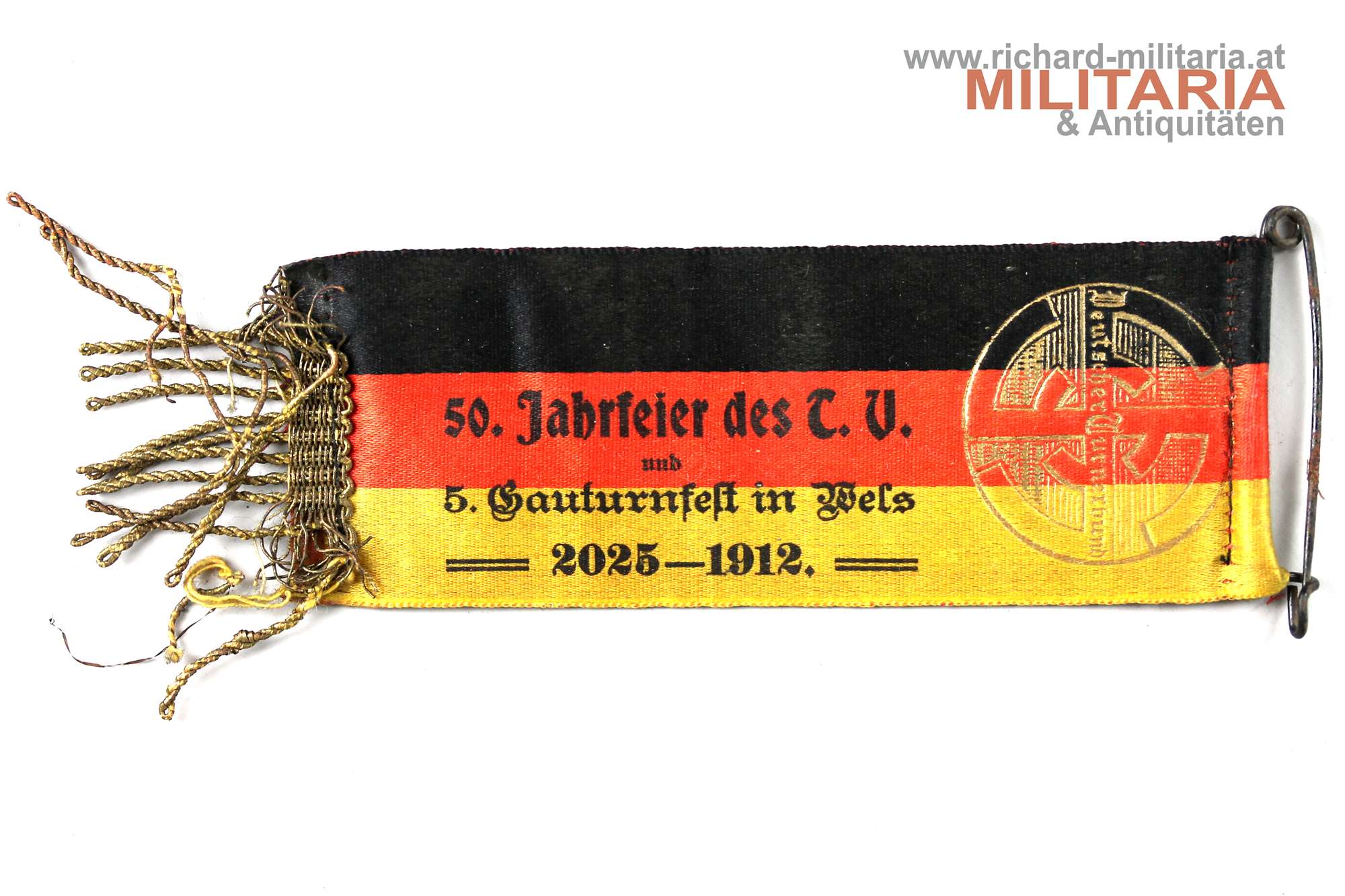 Deutscher Turnerbund -50. Jahrfeier des T. V. und 5. Gauturnfest in Wels (2025-1912)