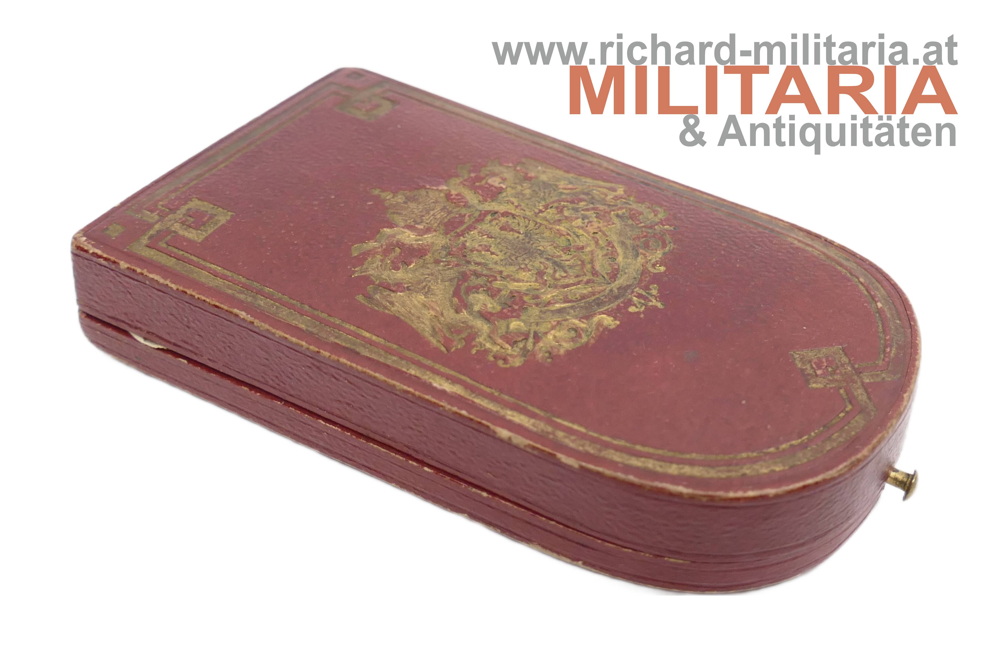 k.u.k. Etui zur Bronzenen Militärverdienstmedaille