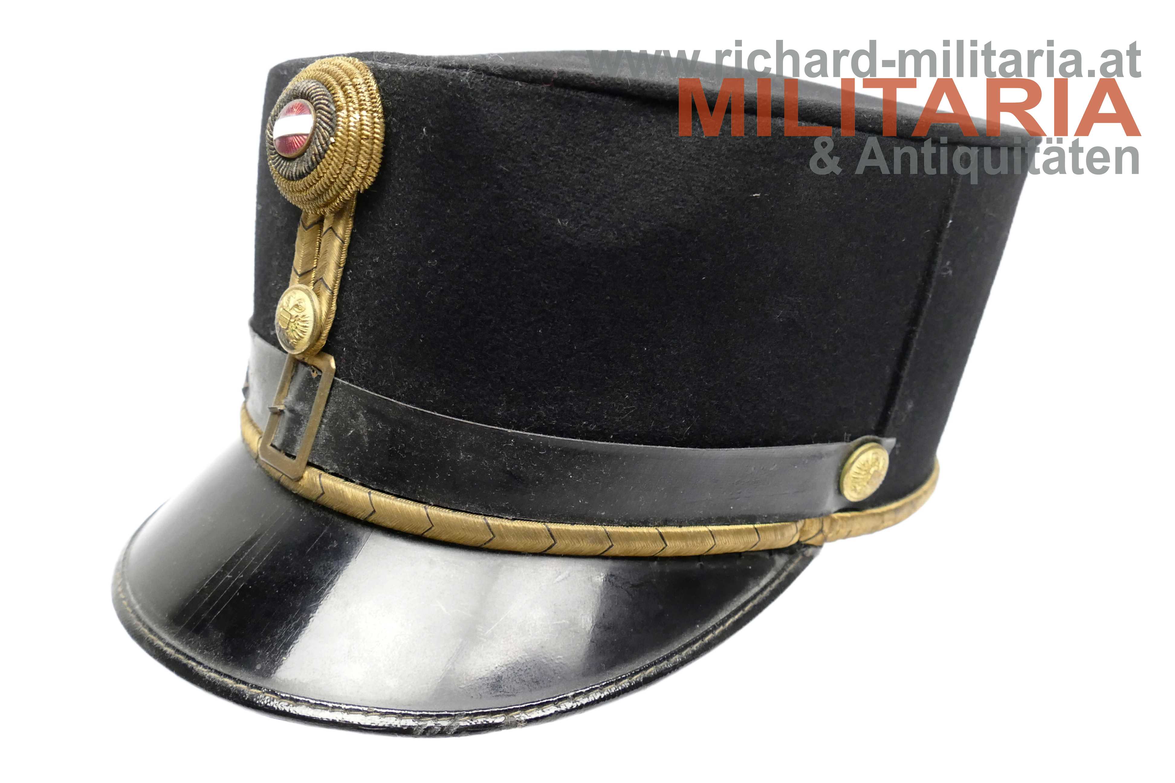 Österreich Ständestaat - schwarze Beamtenkappe M.1934 