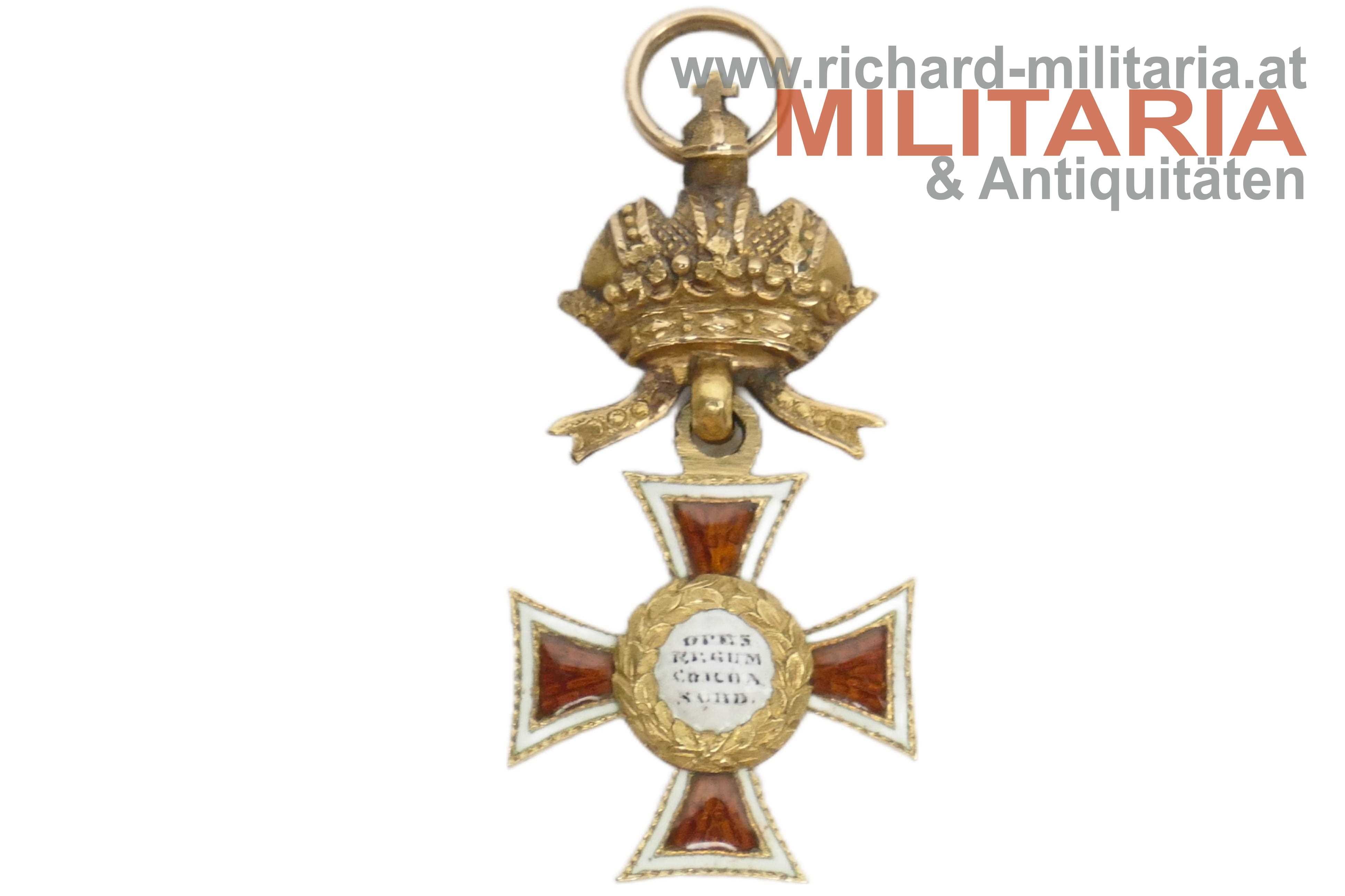 österr. kaiserl. Leopold-Orden - MINIATUR - GOLD - 1830/1840
