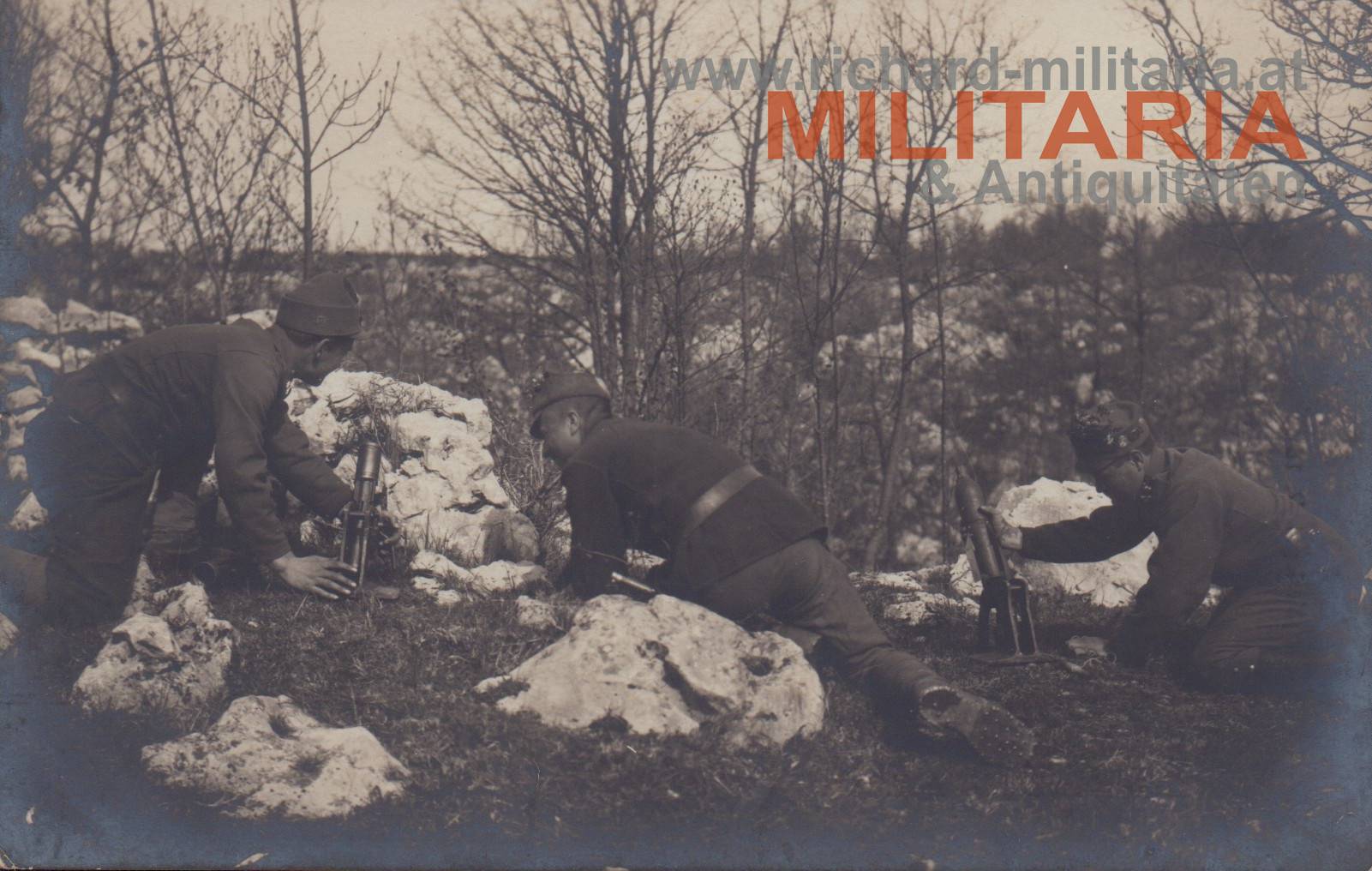 k.u.k. Foto - Granatwerfer des I.R. 15