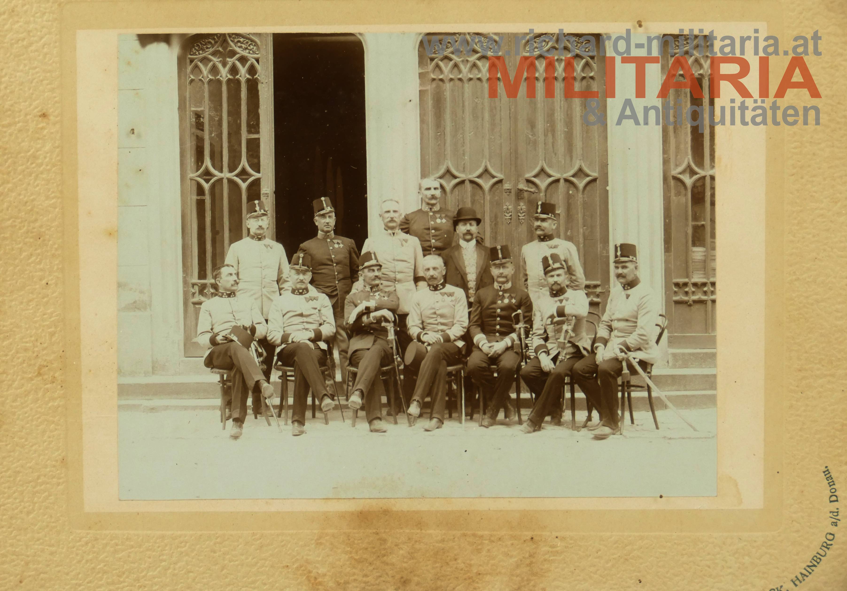 k.u.k. Offiziere - Gruppenfoto 