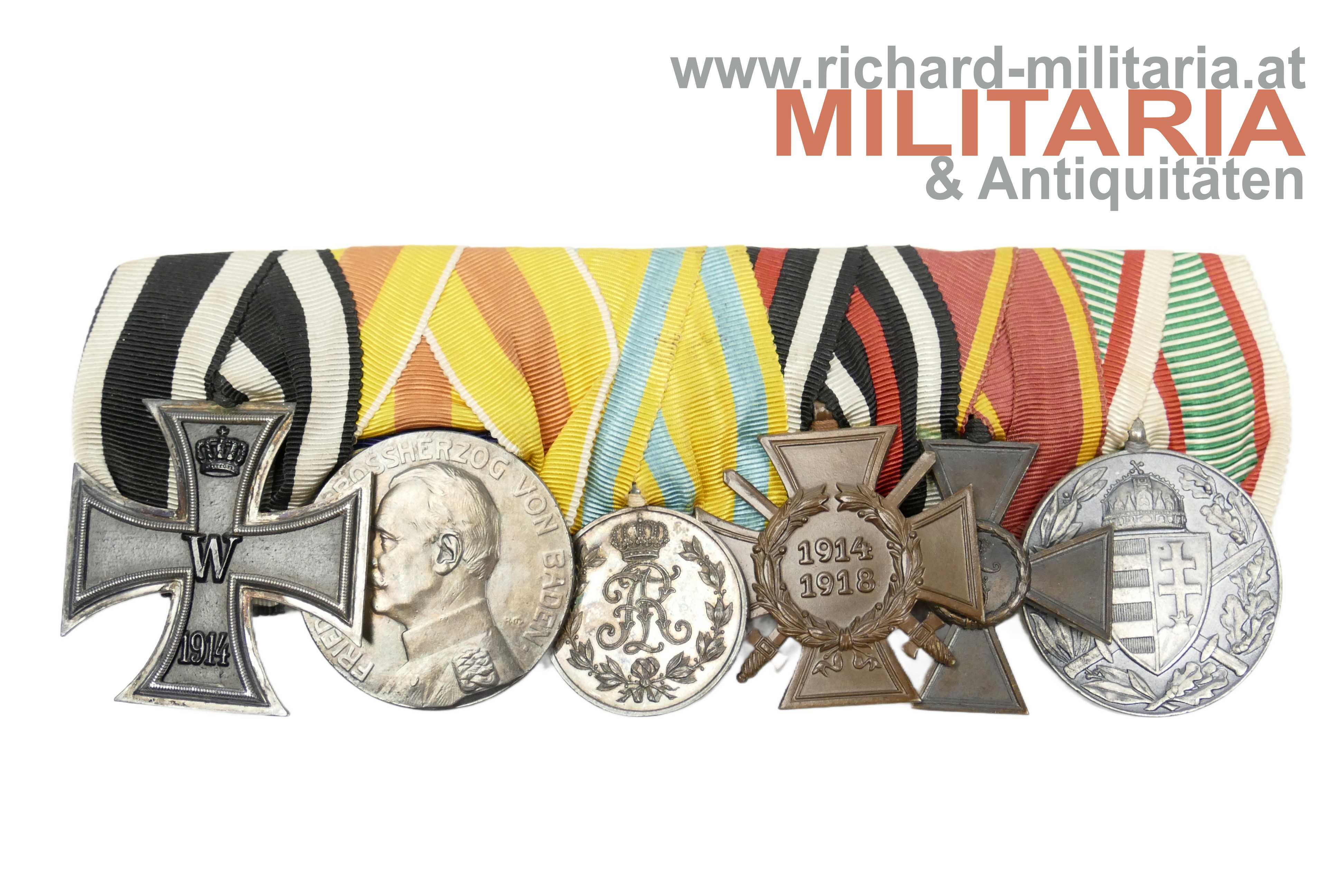 Deutsches Kaiserreich - Auszeichnungsspange - 6-teilig