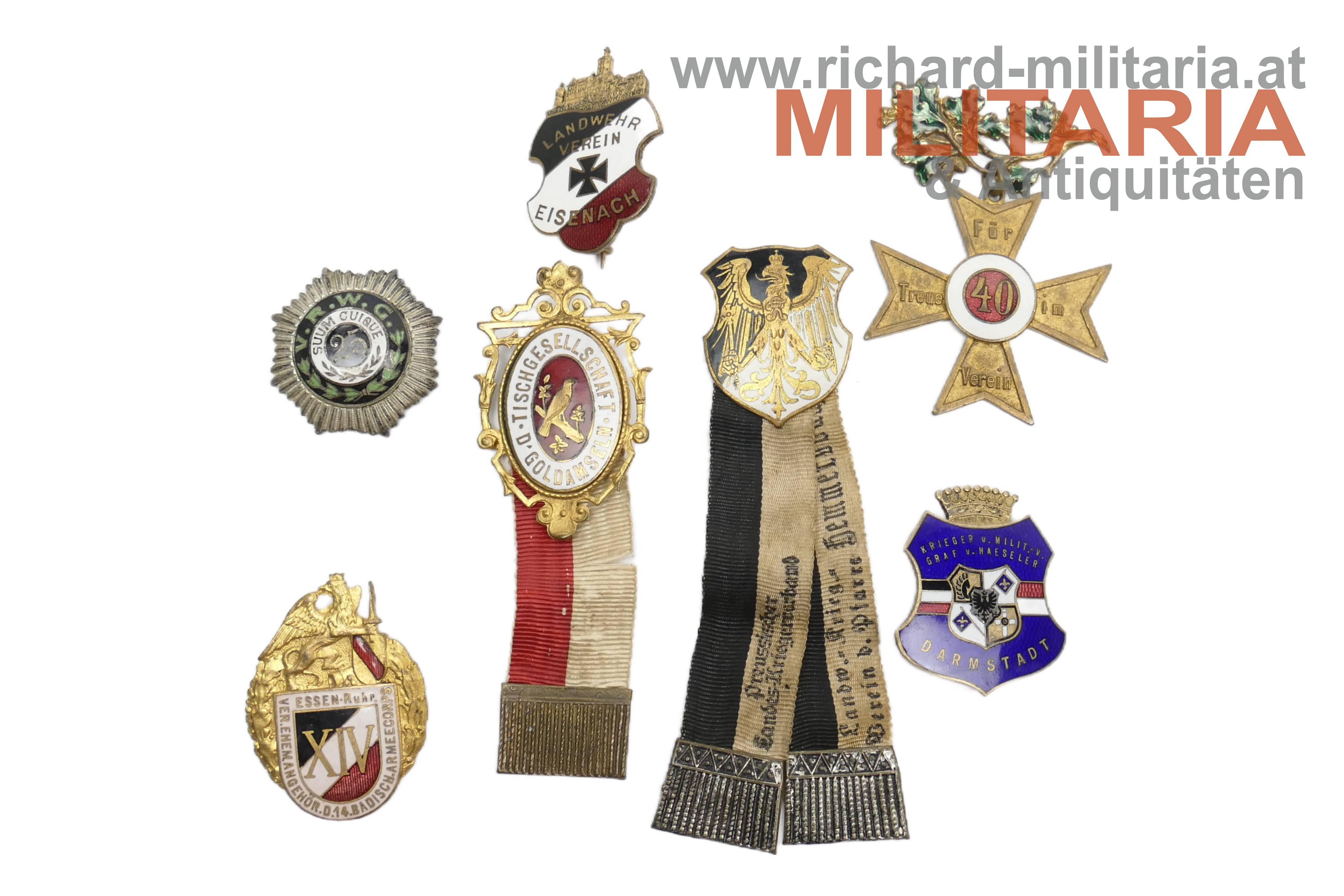 Konvolut - deutsche patriotische Abzeichen