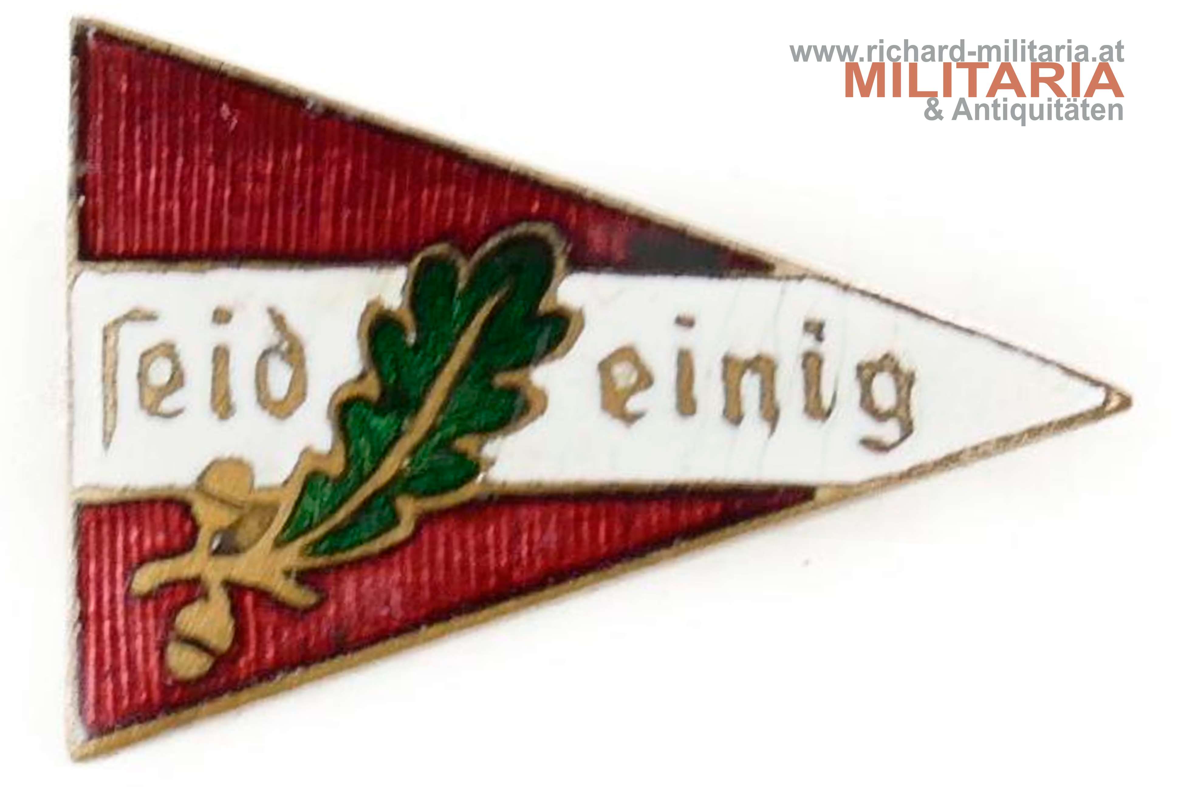 Vaterländische Front - Abzeichen "seid einig" 