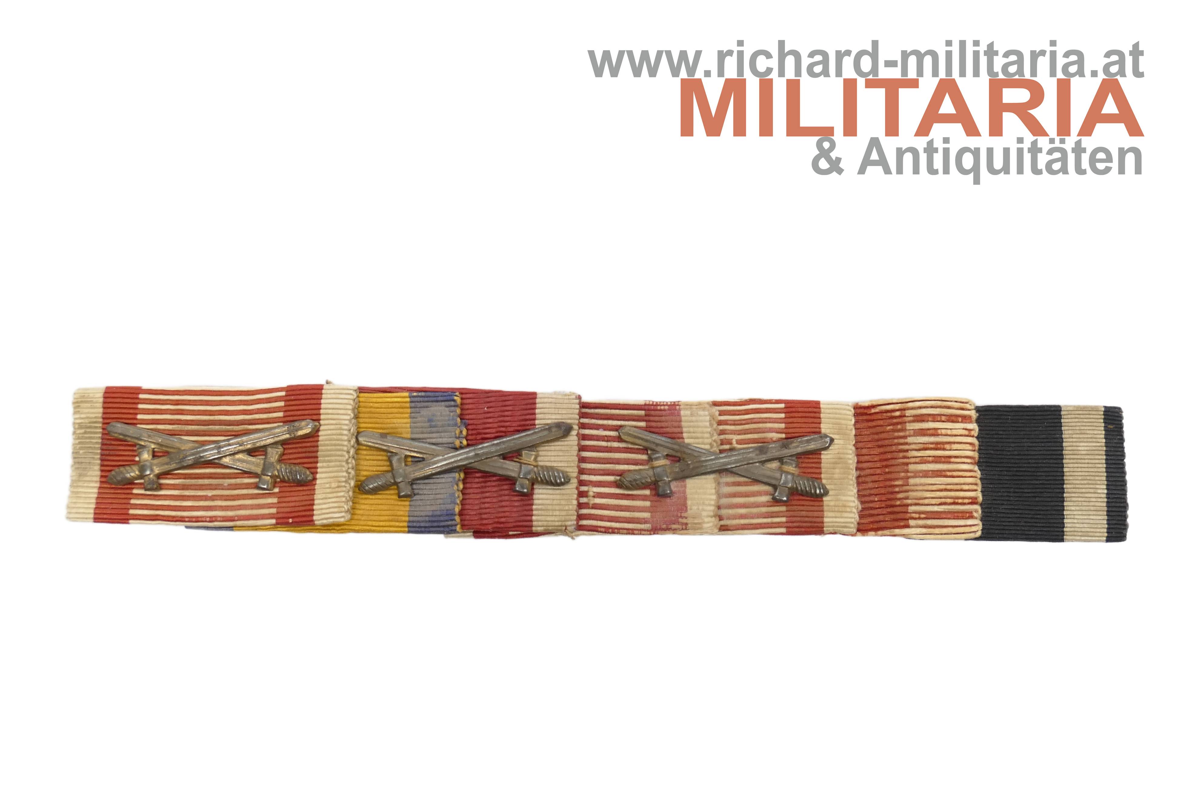 k.u.k. Feldspange österreichischer Trageweise - MVK 2. Kl. / EKO 2. Kl.