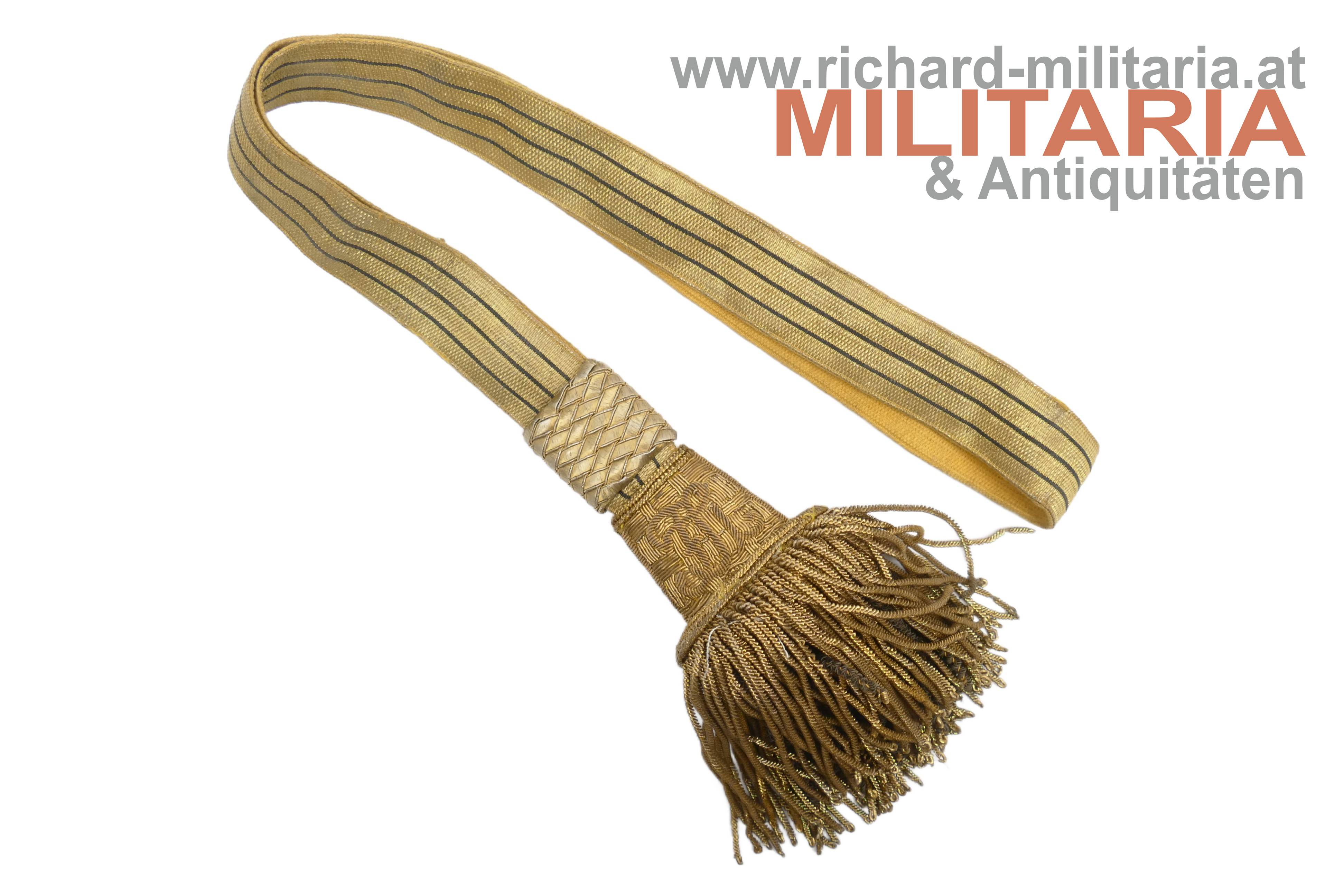 k.u.k. Säbel-Portepee - Kavallerie - Kaiser Franz Joseph