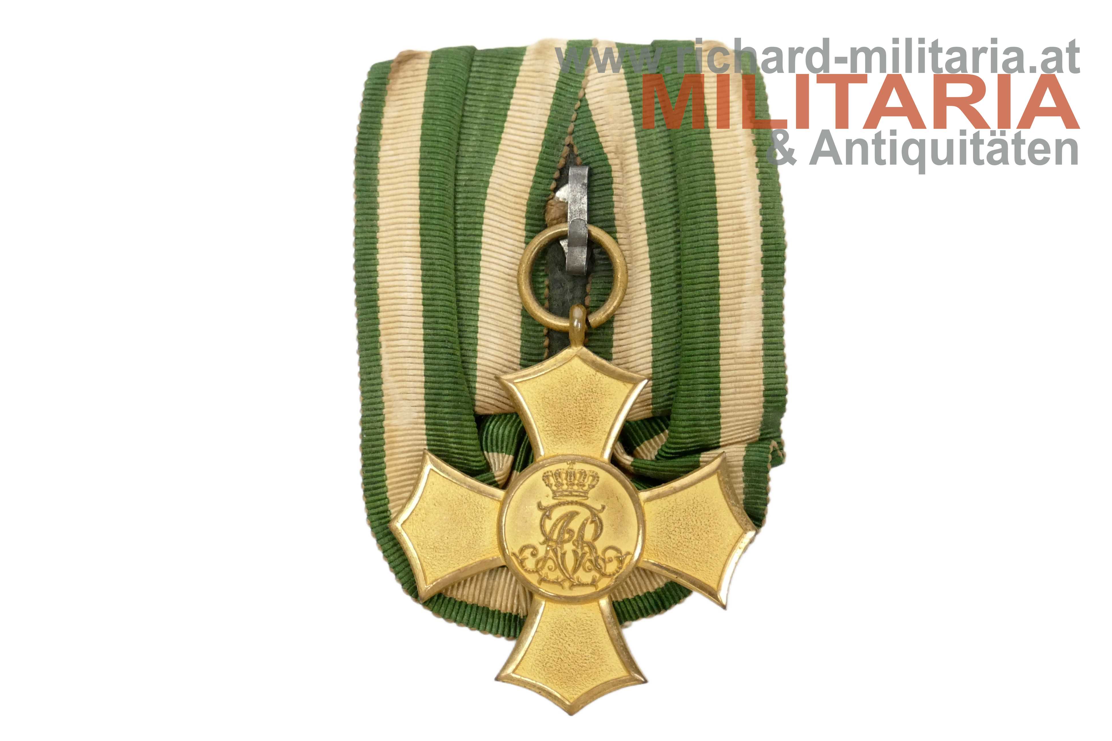 Sachsen - Ehrenkreuz (Allgemeines Ehrenzeichen) mit Etui