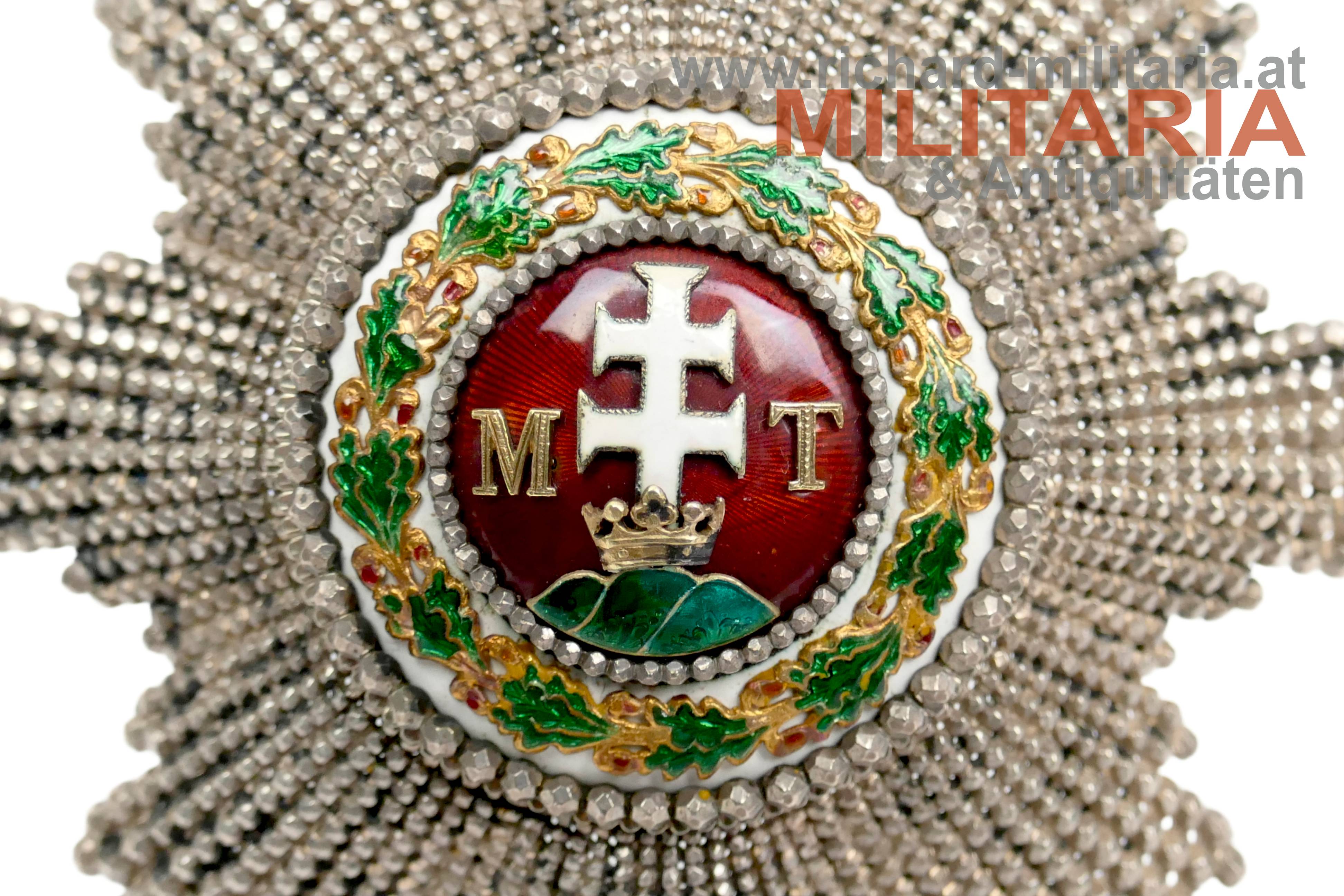 königlich-ungarischer St. Stephan-Orden - Stern zum Großkreuz - um 1870