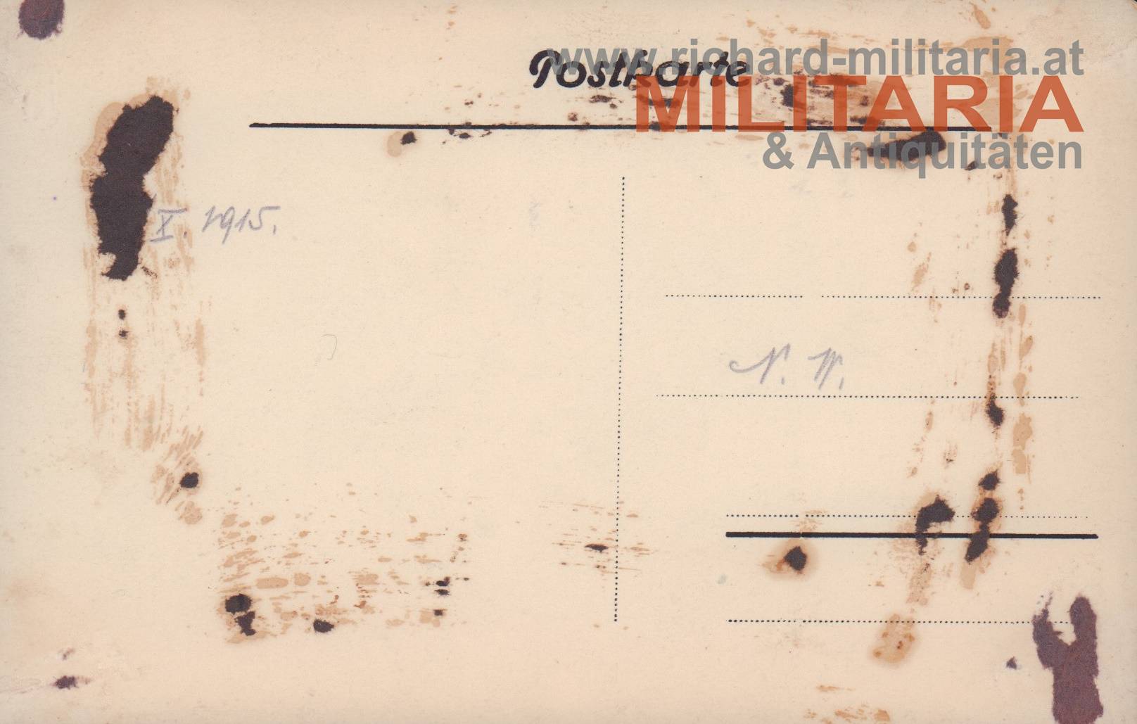 k.u.k. PK - Major im Generalstab - Hans Ritter v. Wittas - Oktober 1915