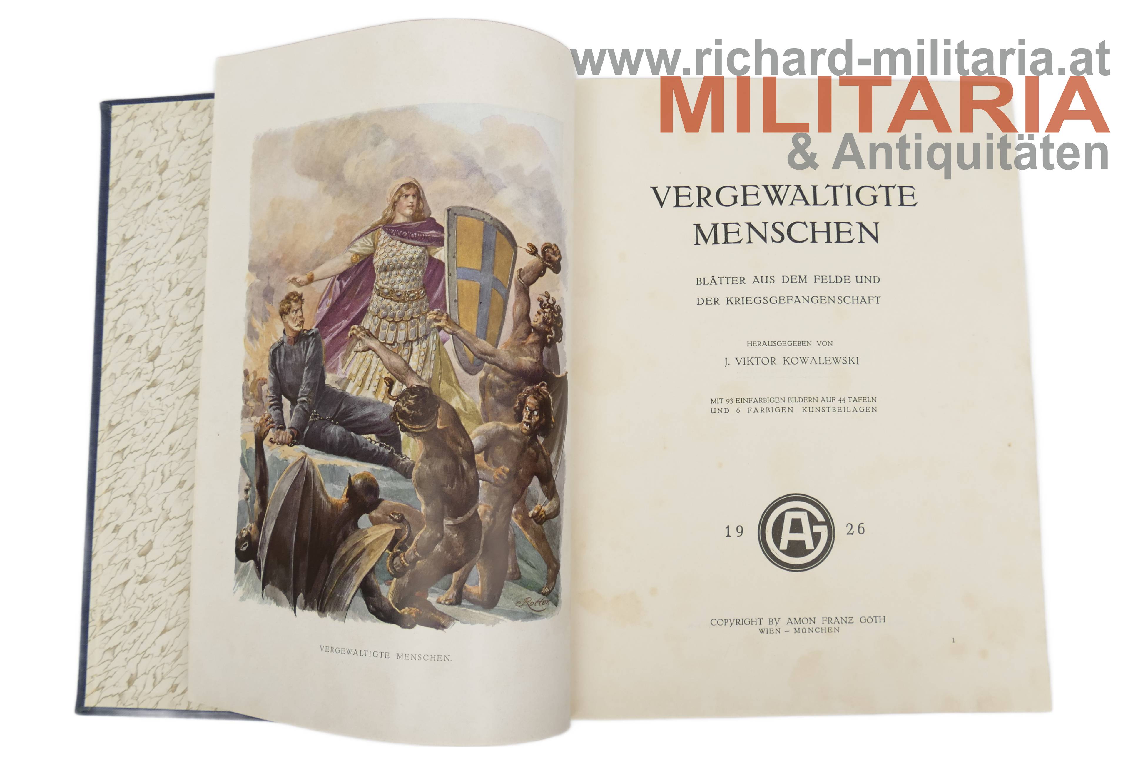 Vergewaltigte Menschen - Blätter aus dem Felde und der Kriegsgefangenschaft