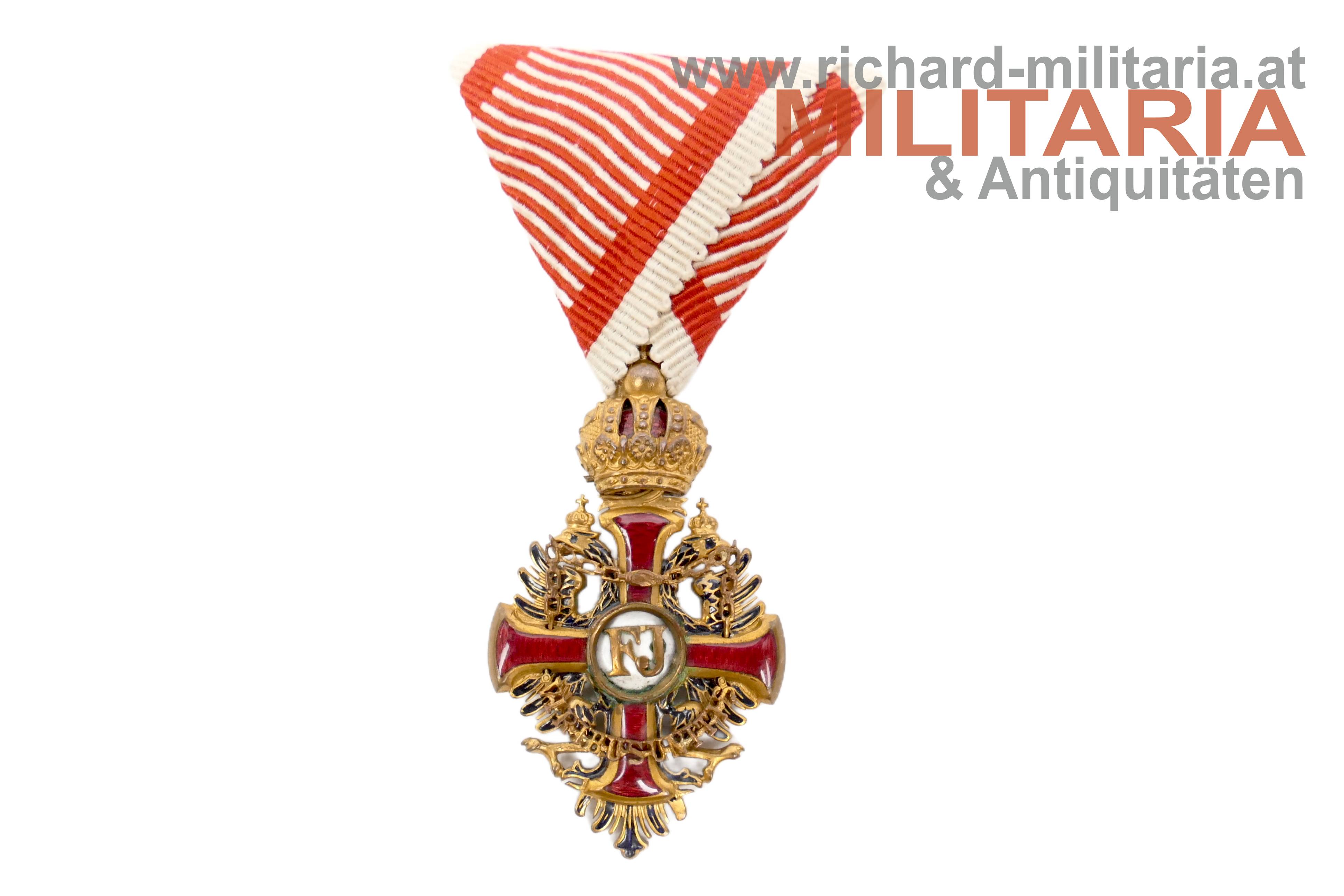 k.u.k. Franz Joseph-Orden Ritterkreuz - Kunz