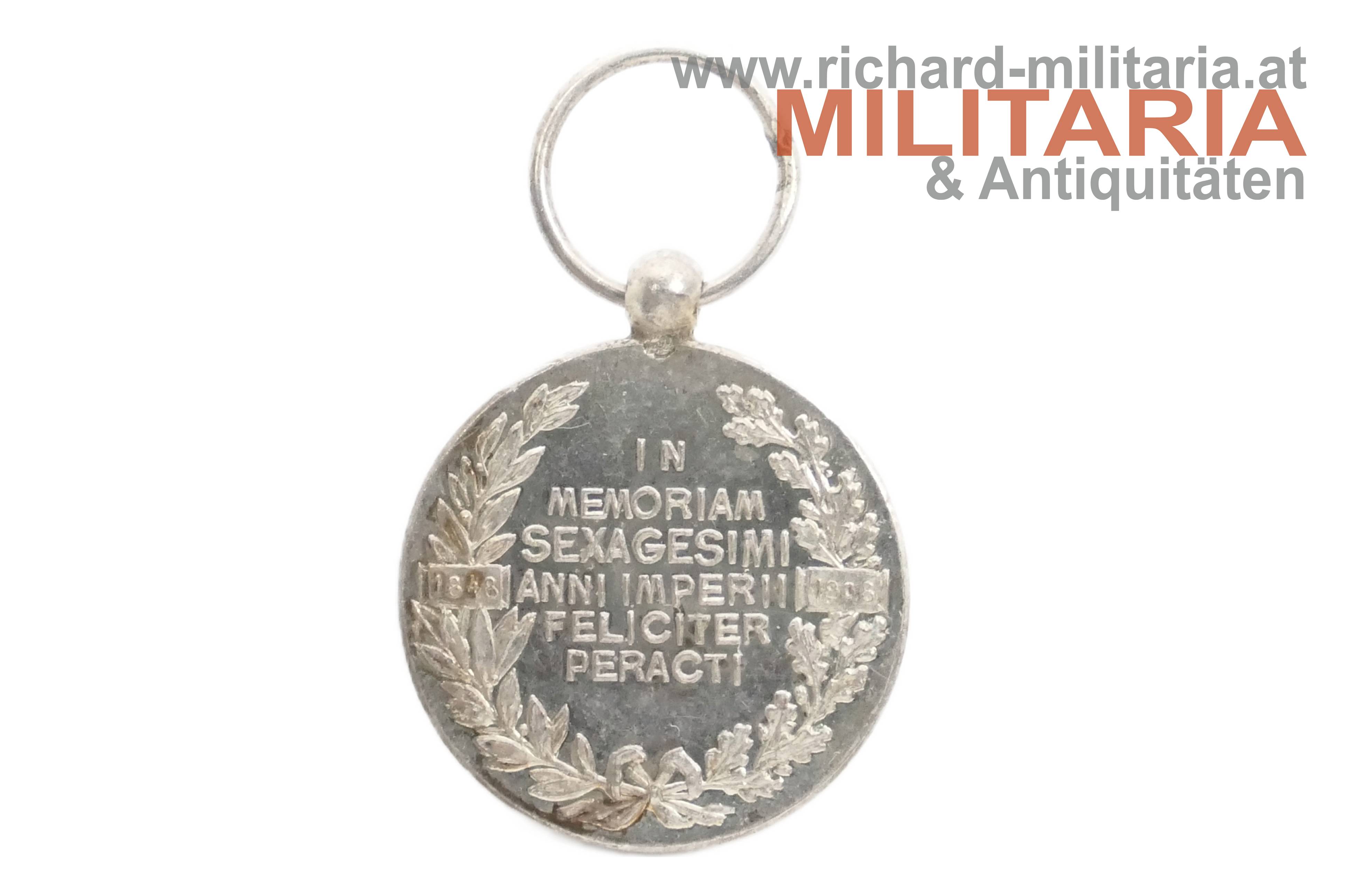 Internationale Jubiläums - Erinnerungsmedaille für ausländische Regimenter - MINIATUR