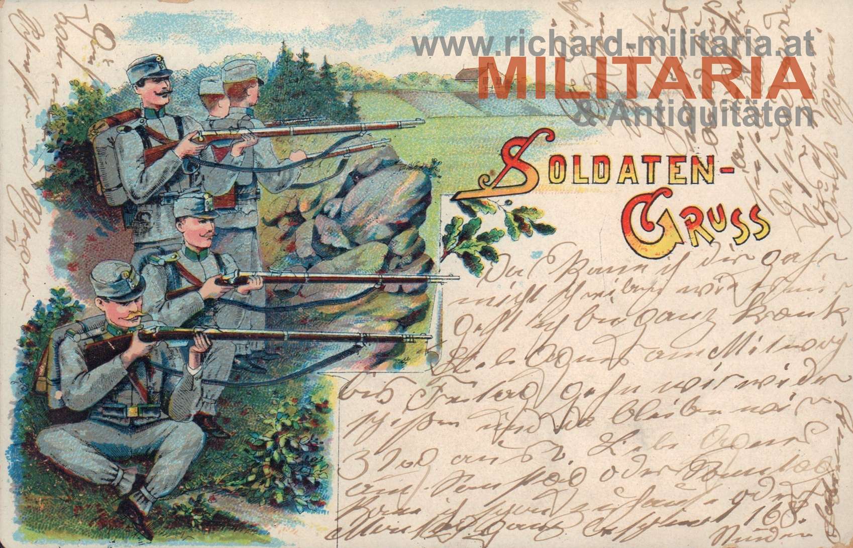 k.u.k. PK - Soldaten-GRUSS