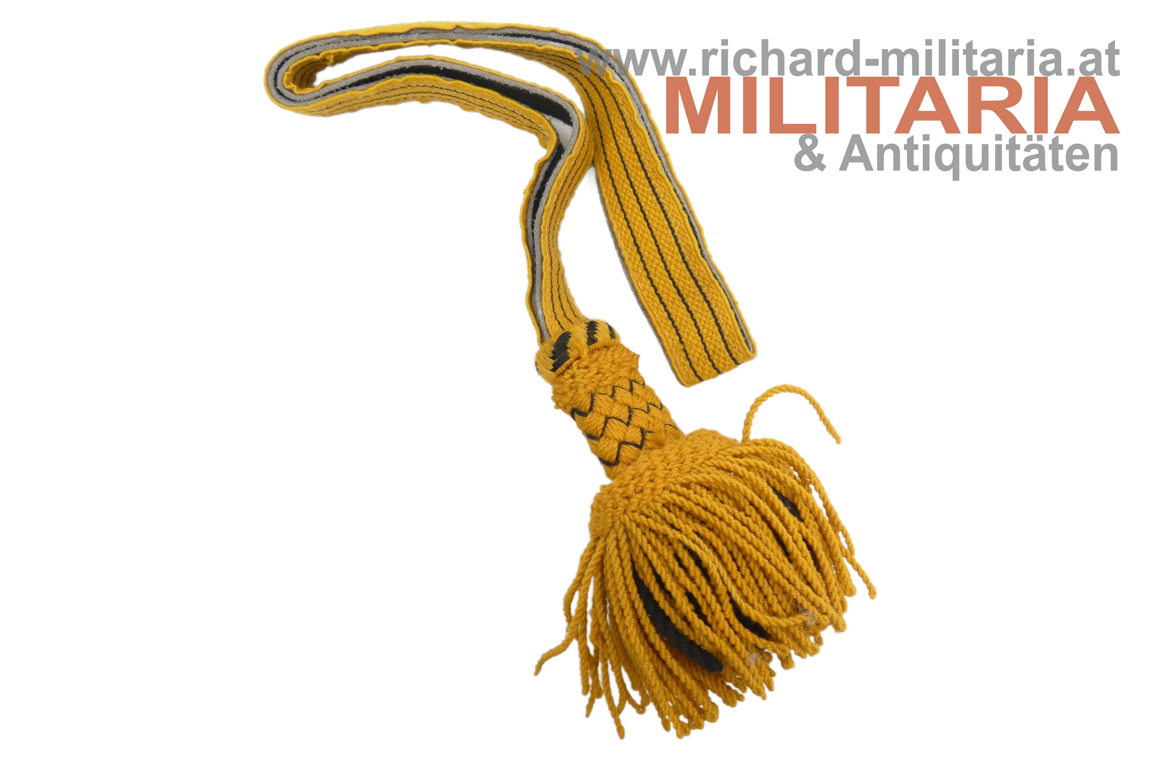 k.u.k. Säbel-Portepee für niedere Unteroffiziere der Kavallerie